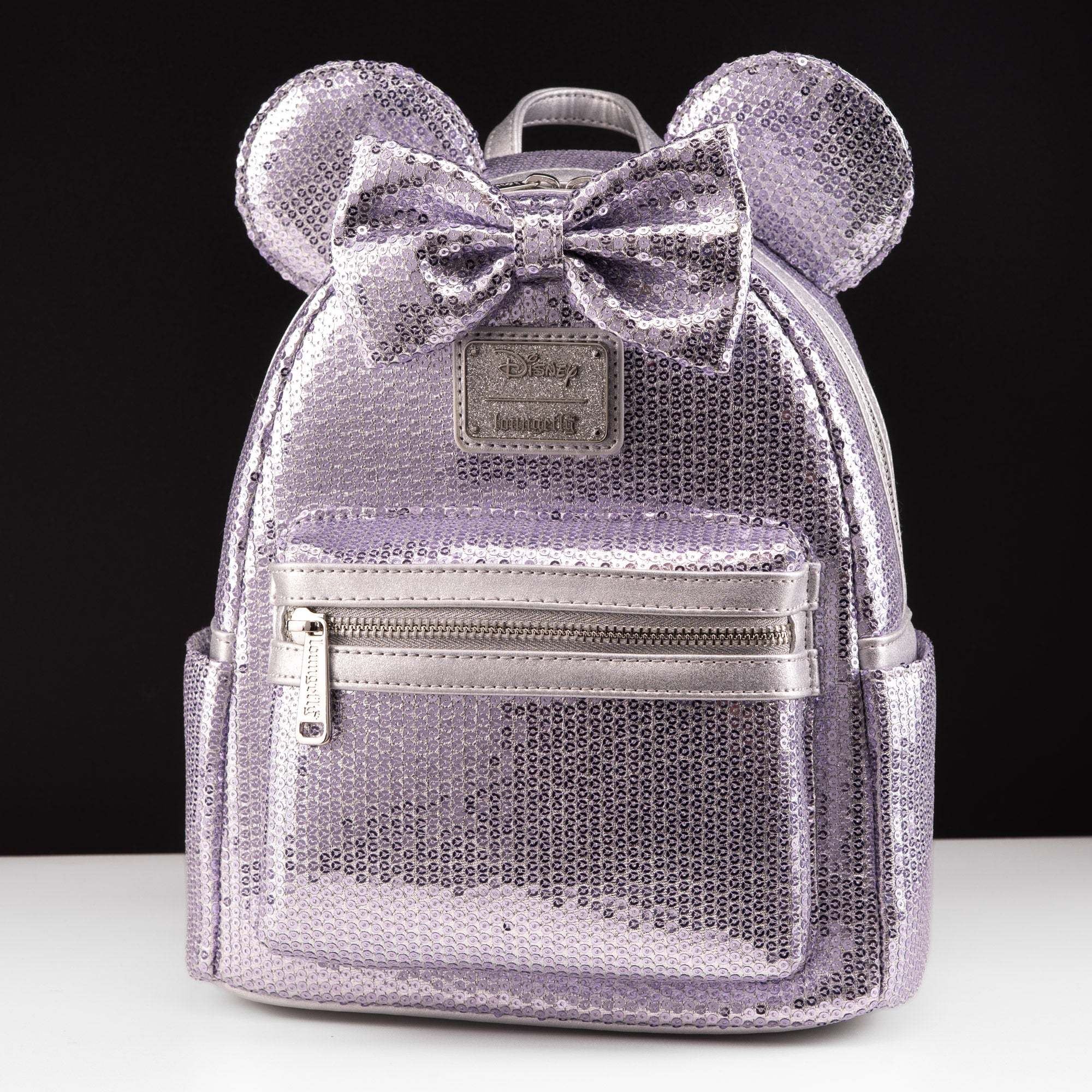 Loungefly x Disney Minnie Mouse Silver Sequin Mini Backpack – GeekCore