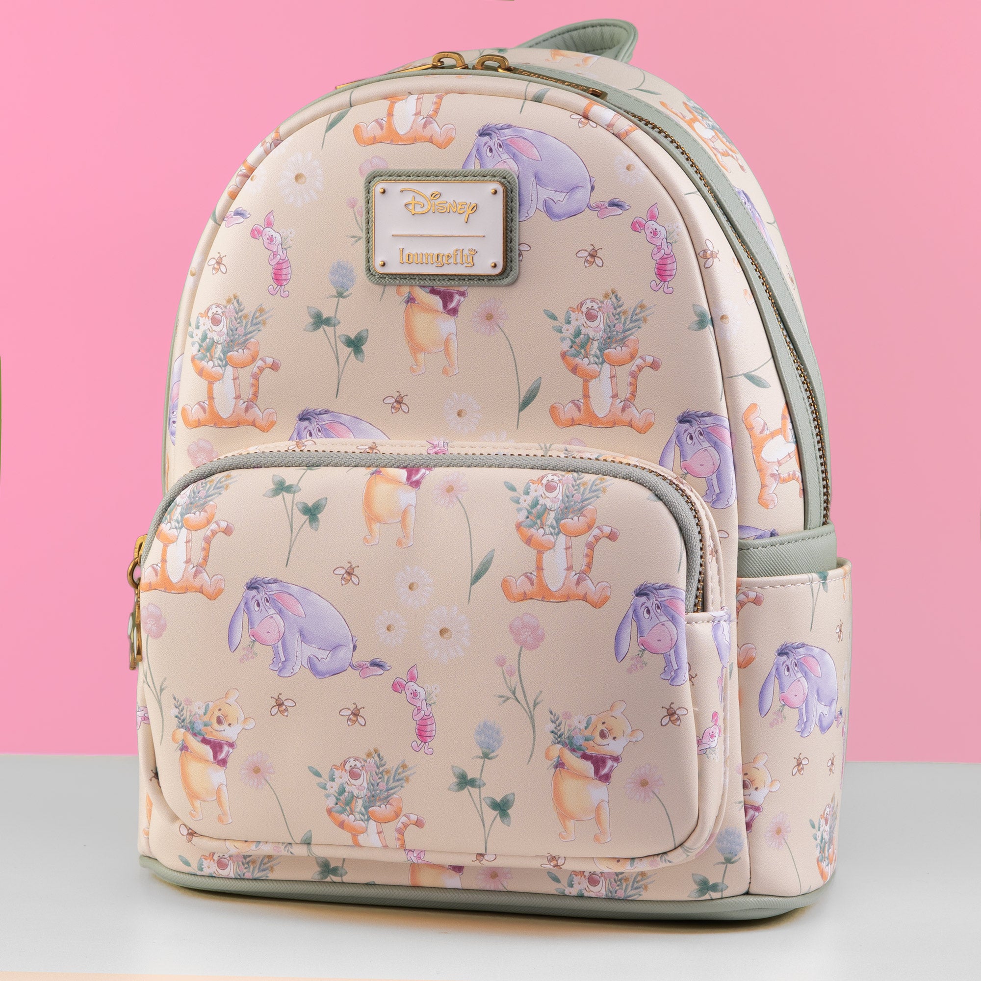Loungefly x Disney Winnie the Pooh & Friends Floral AOP Mini Backpack