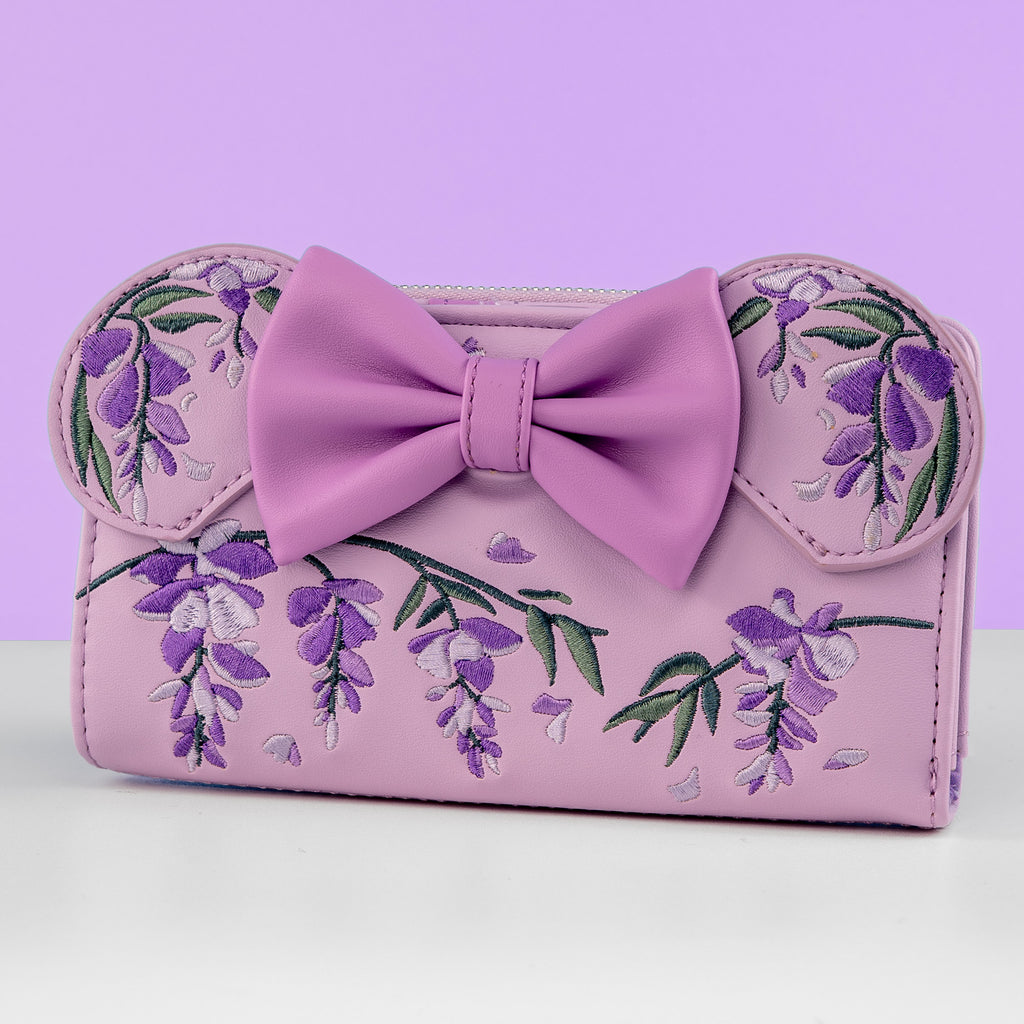 Loungefly x Disney Minnie Mouse Wisteria Floral Scented Wallet