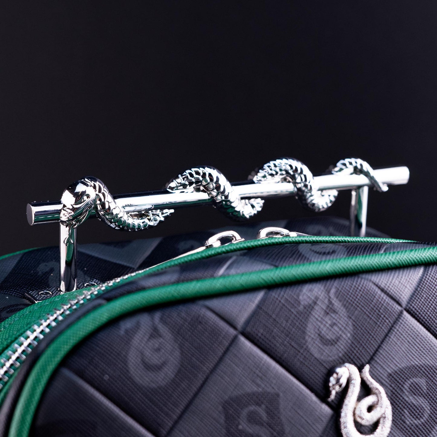 Loungefly x Harry Potter Slytherin Metal Snake Mini Backpack