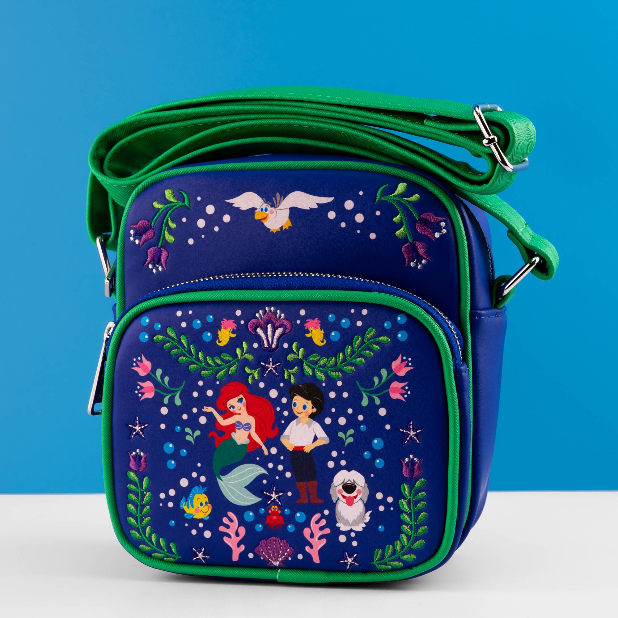 Loungefly x Disney Little Mermaid, Eric and Max Crossbody Bag