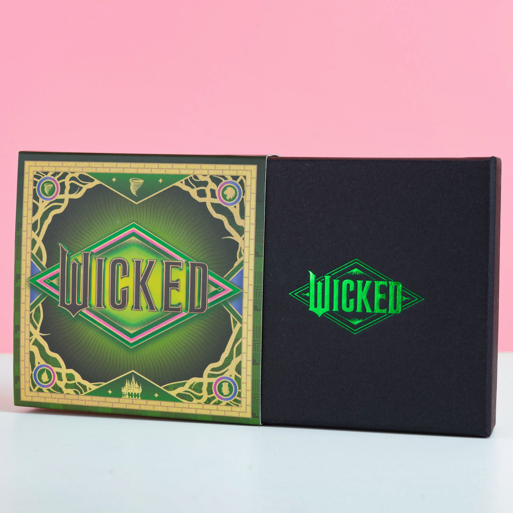 Wicked: For Good Poppy and Yellow Brick Road Gold Plated Sterling Silver Slider Charm