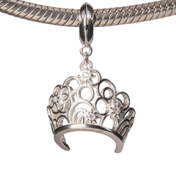 Wicked: For Good Glinda's Tiara Sterling Silver Slider Charm
