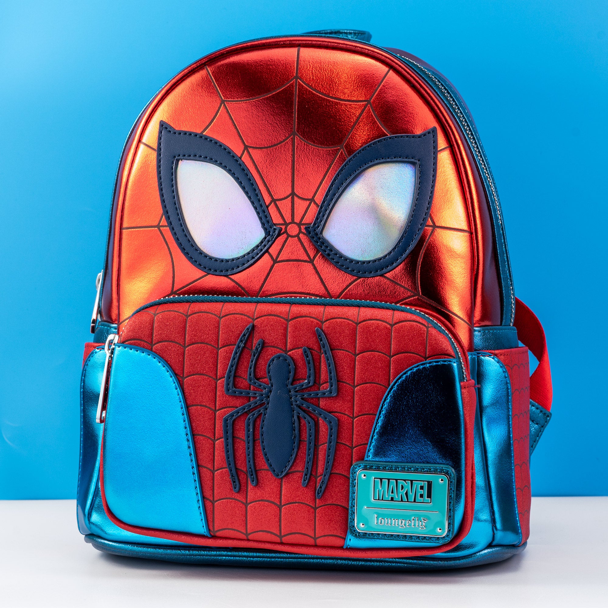 Loungefly x Marvel Spider-Man Shine Cosplay Mini Backpack