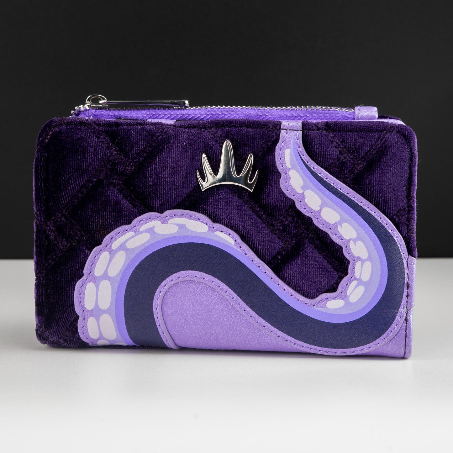 Loungefly x Disney The Little Mermaid Ursula Quilted Velvet Wallet