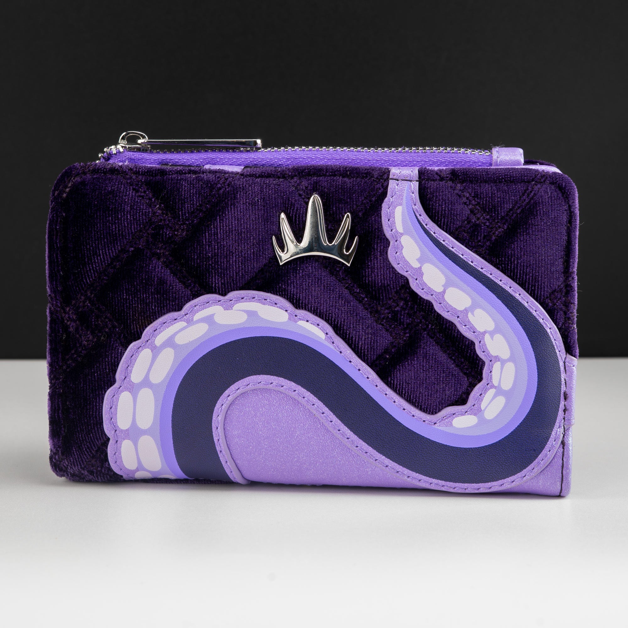 Loungefly x Disney The Little Mermaid Ursula Quilted Velvet Wallet