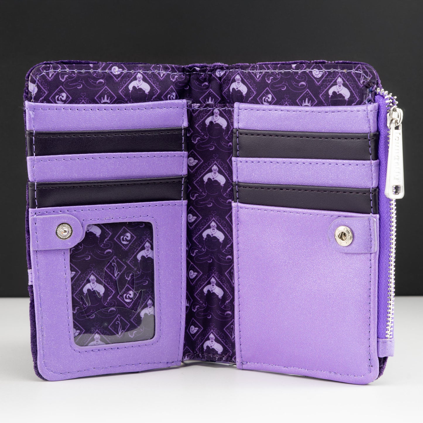 Loungefly x Disney The Little Mermaid Ursula Quilted Velvet Wallet