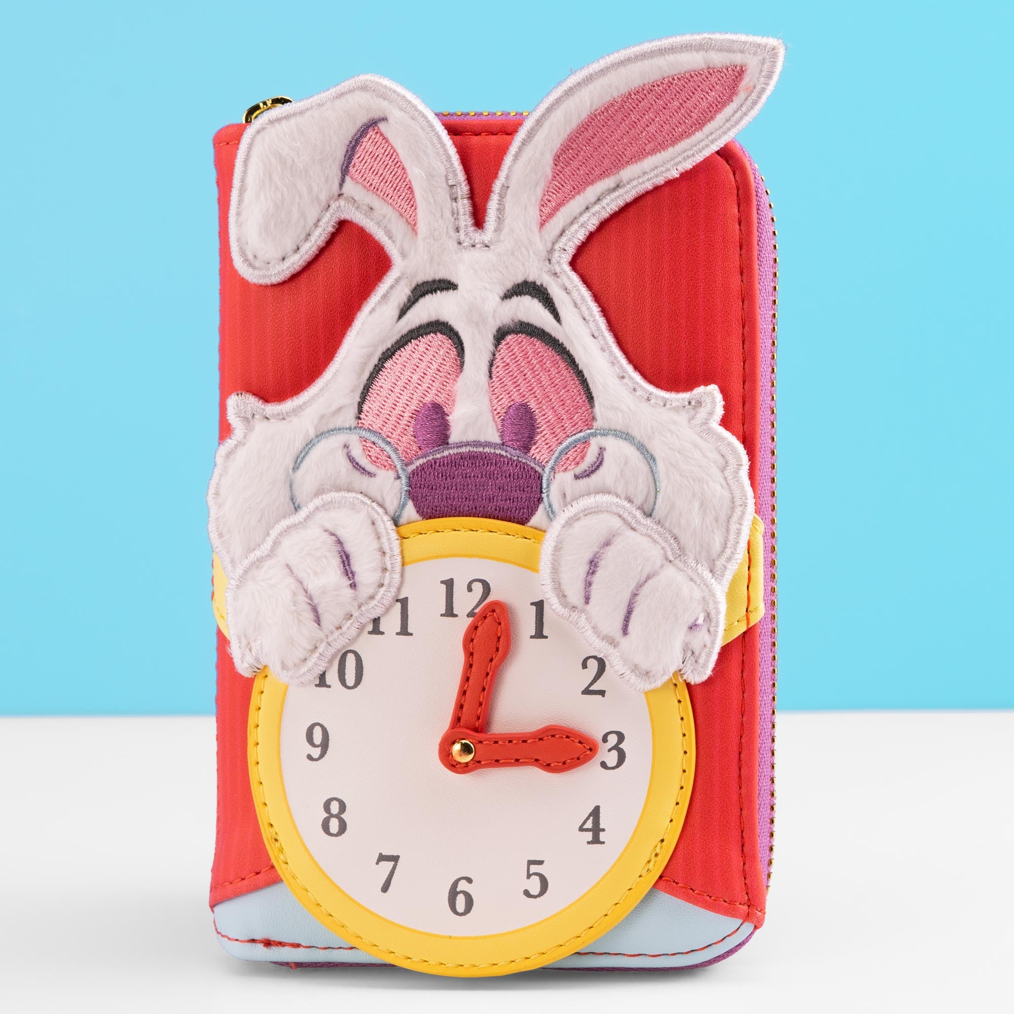Loungefly x Disney Alice In Wonderland White Rabbit Zip Around Wallet