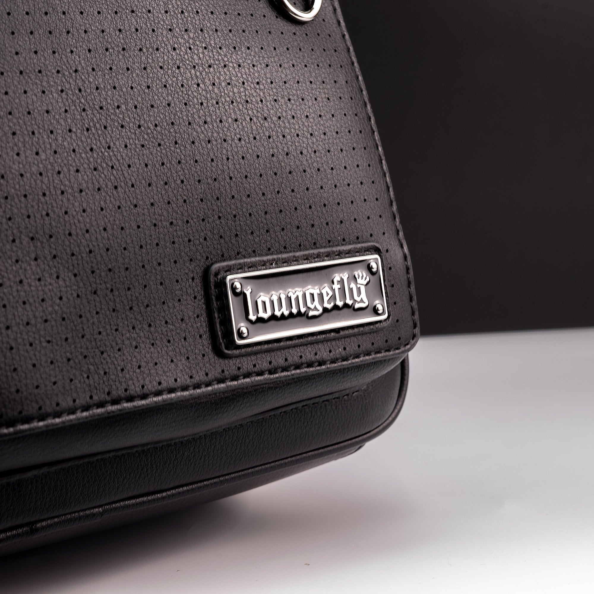 Loungefly Black Pin Trader Mini Backpack