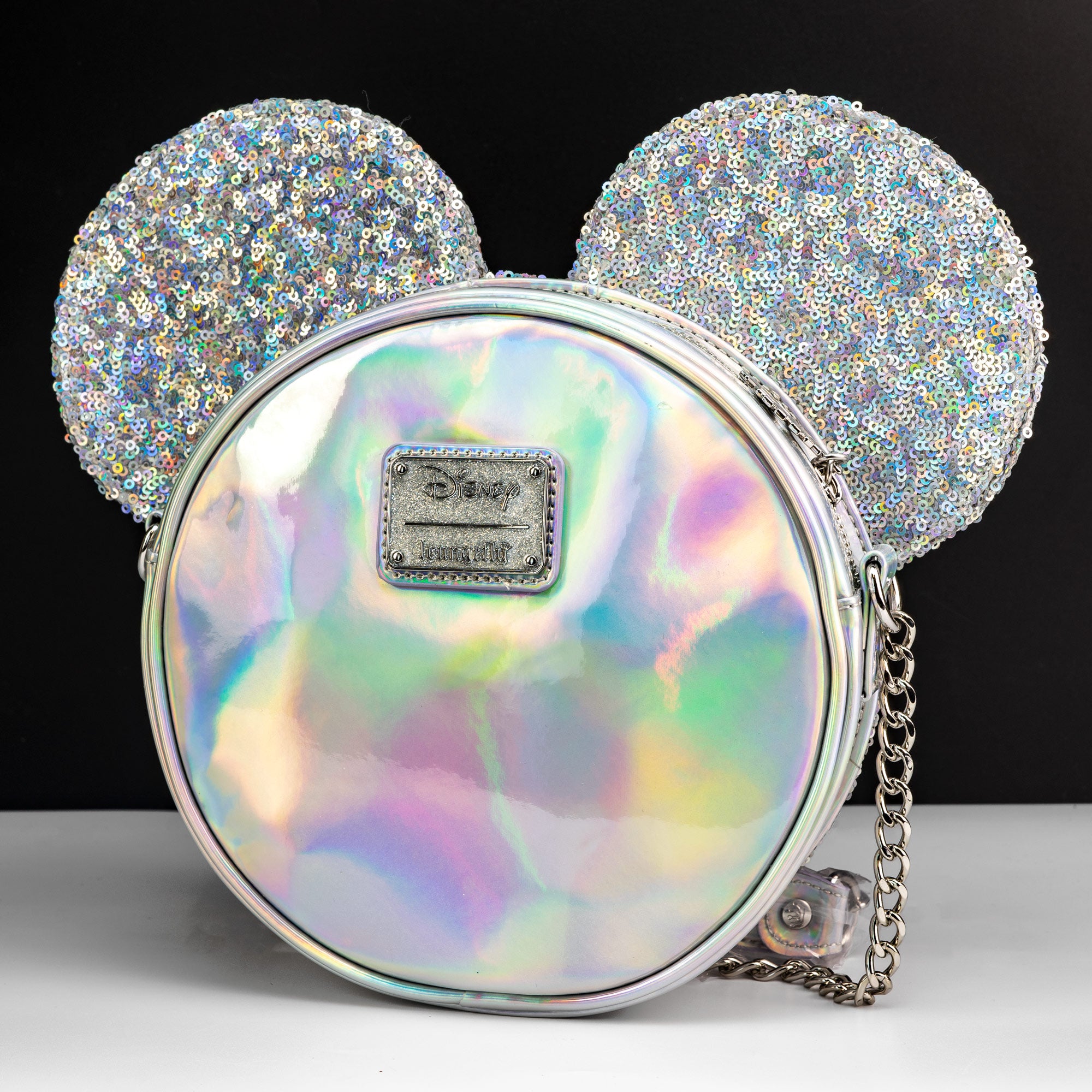 Loungefly x Disney Minnie Mouse Holographic Sequin Crossbody Bag