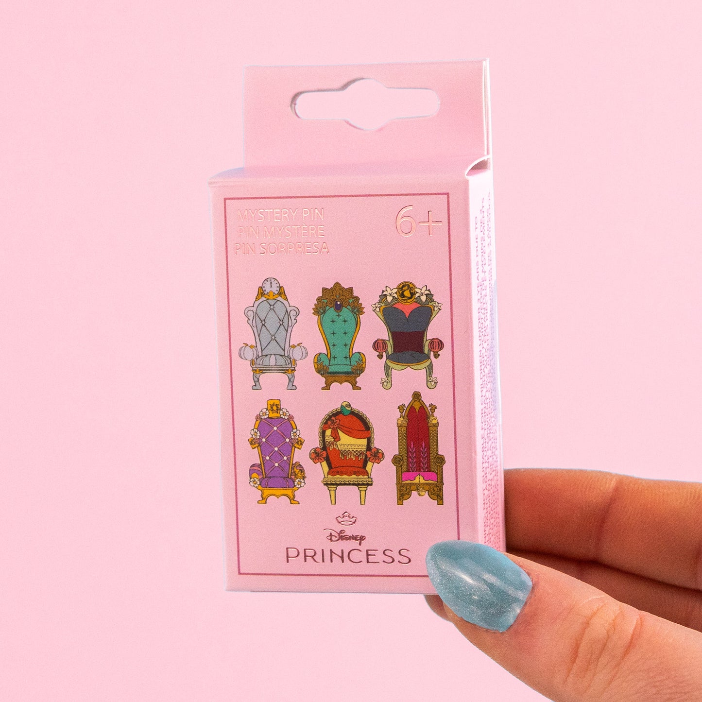 Loungefly x Disney Princess Thrones Blind Box Mystery Pin