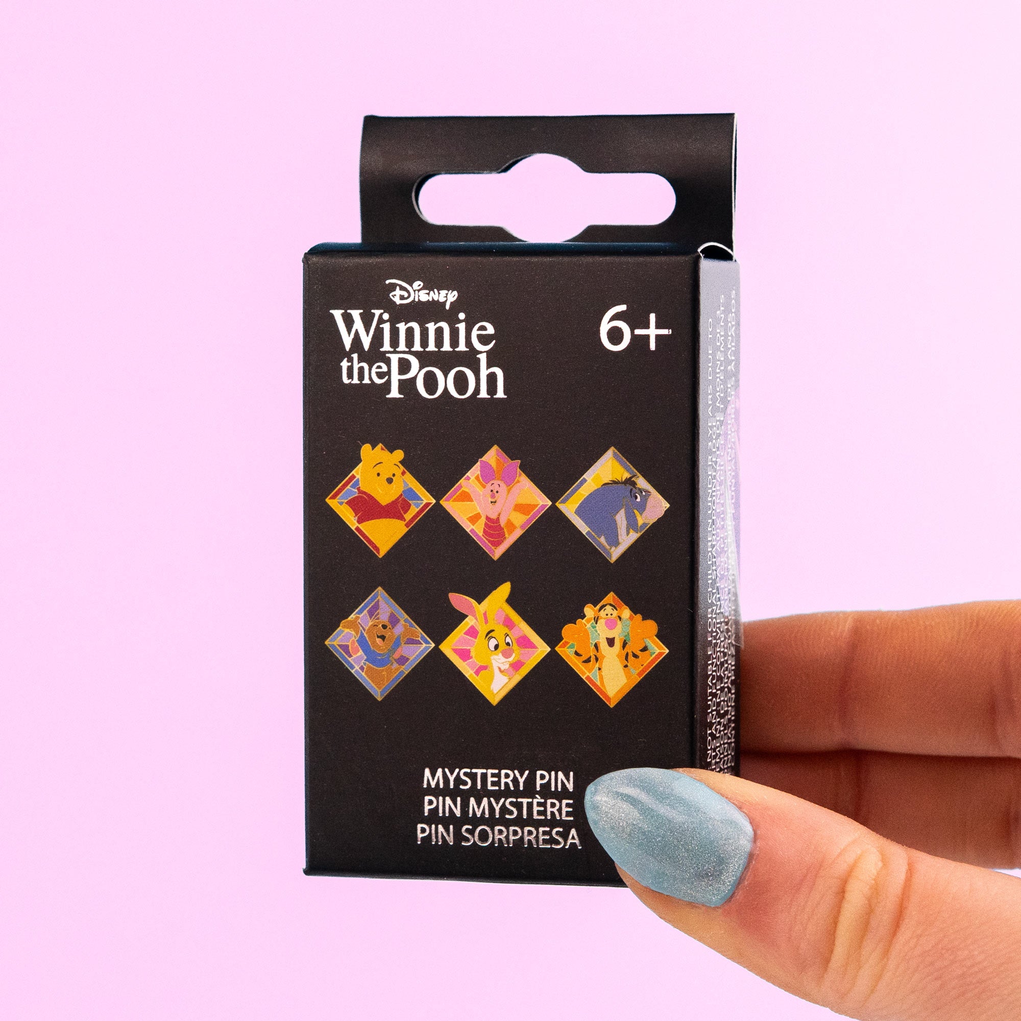 Loungefly x Disney Winnie the Pooh Diamond Stained Glass Blind Box Mystery Pin