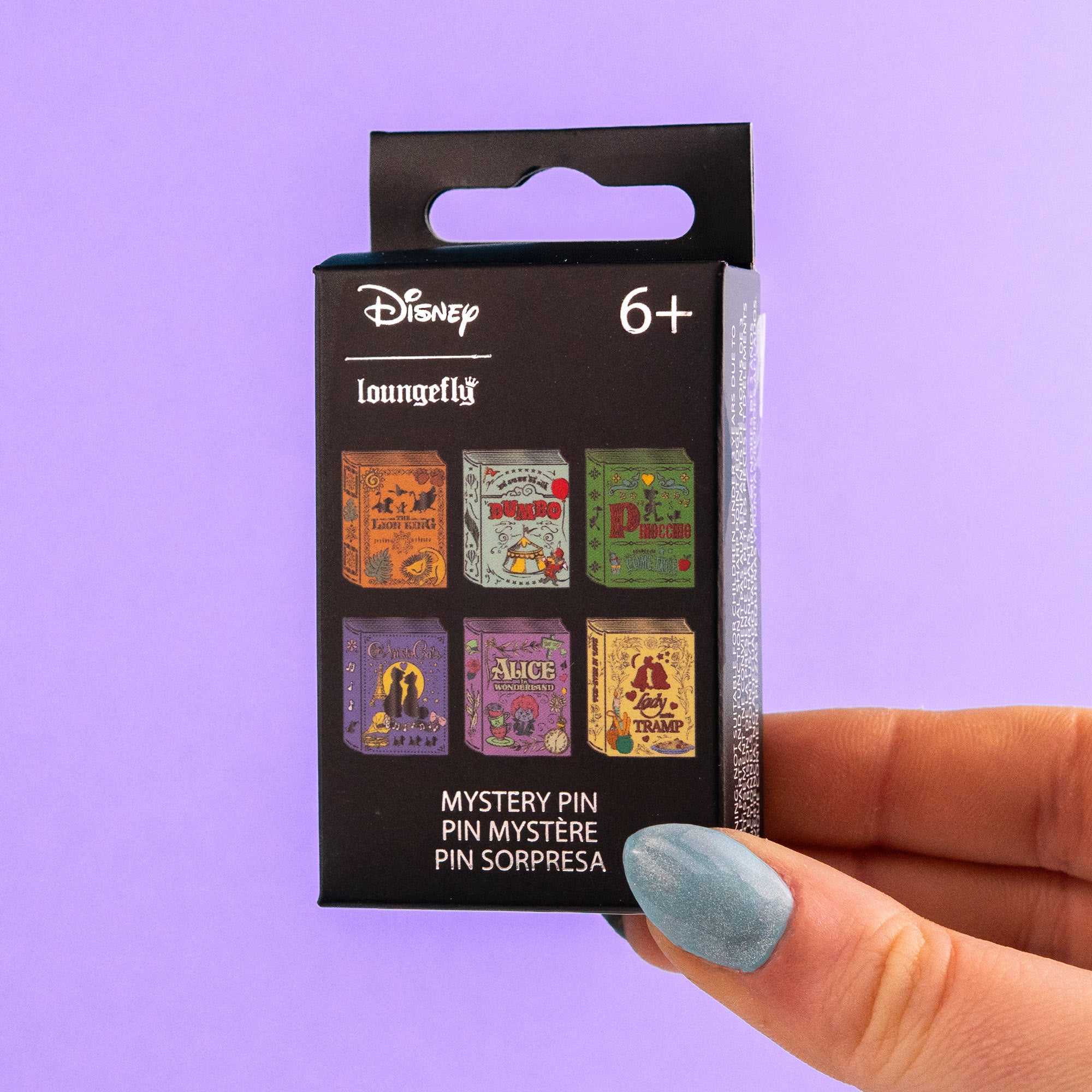 Loungefly x Disney Classic Fairy Tale Books Blind Box Mystery Pin