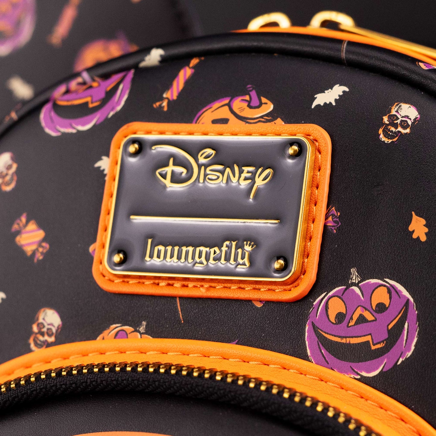 Loungefly x Disney Mickey & Minnie GITD Skeletons Mini Backpack