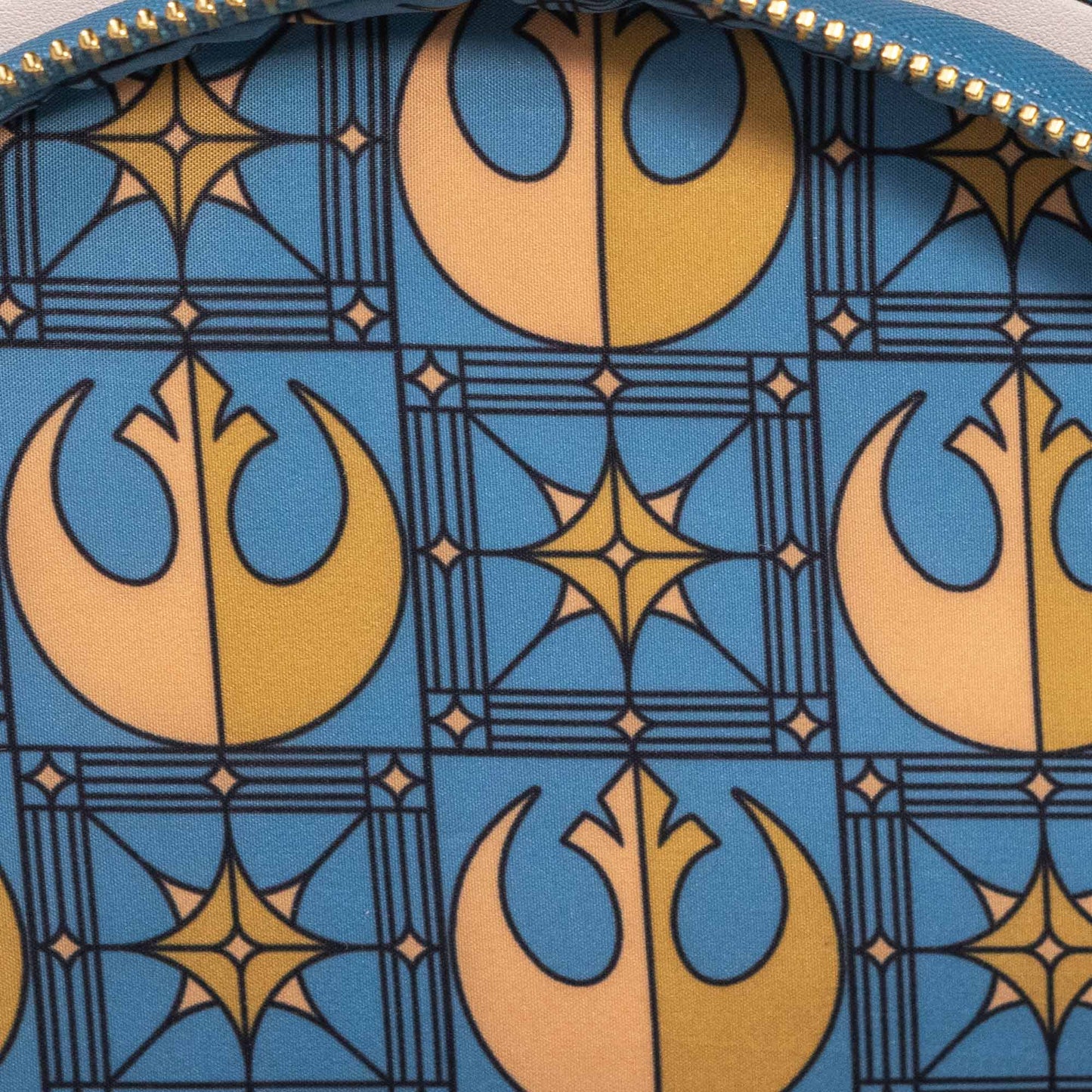 Loungefly x Star Wars R2-D2 Stained Glass Portrait Mini Backpack