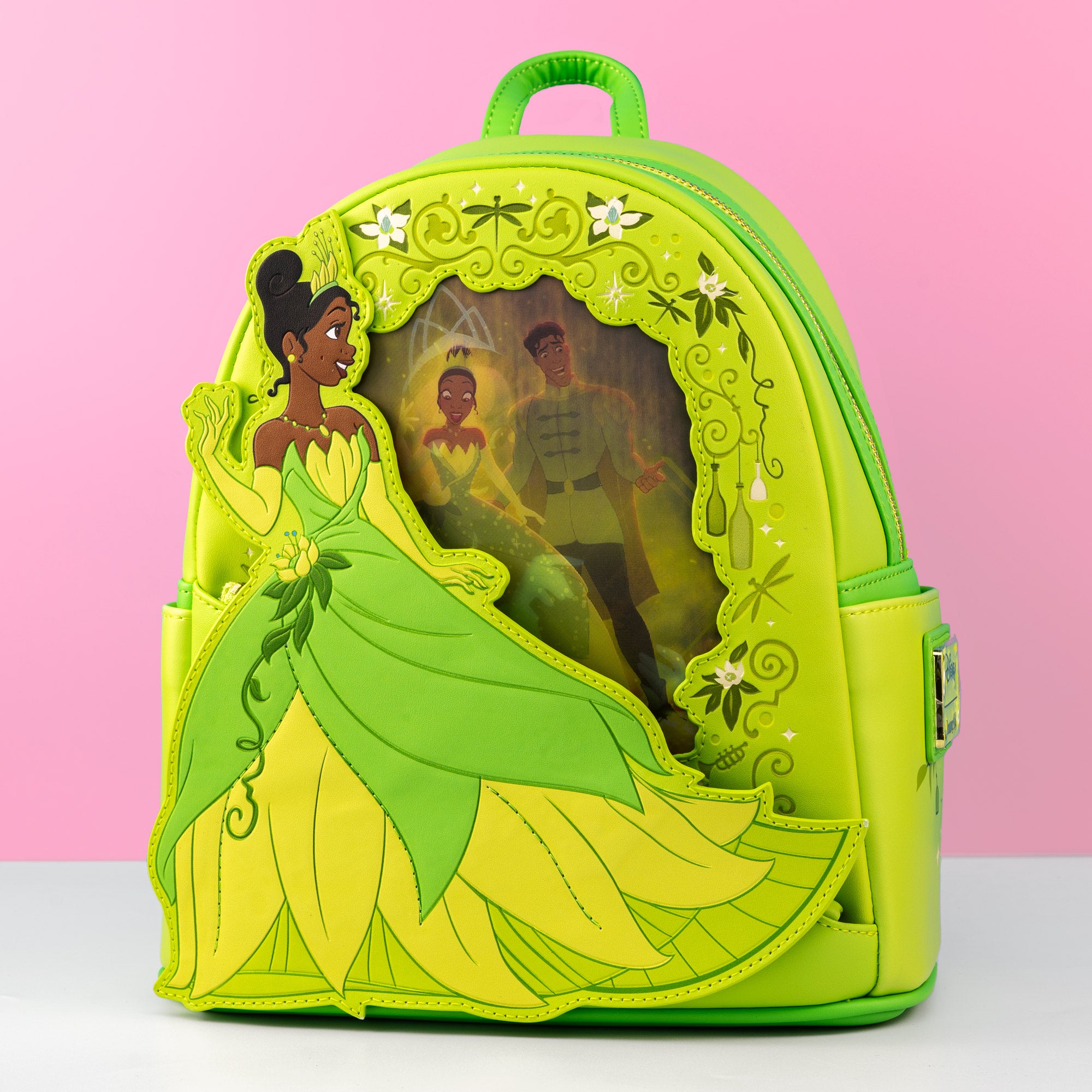 Loungefly x Disney Princess and The Frog Tiana Lenticular Mini Backpack