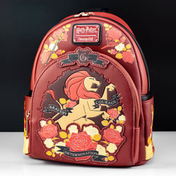 Loungefly x Harry Potter Gryffindor House Tattoo Mini Backpack