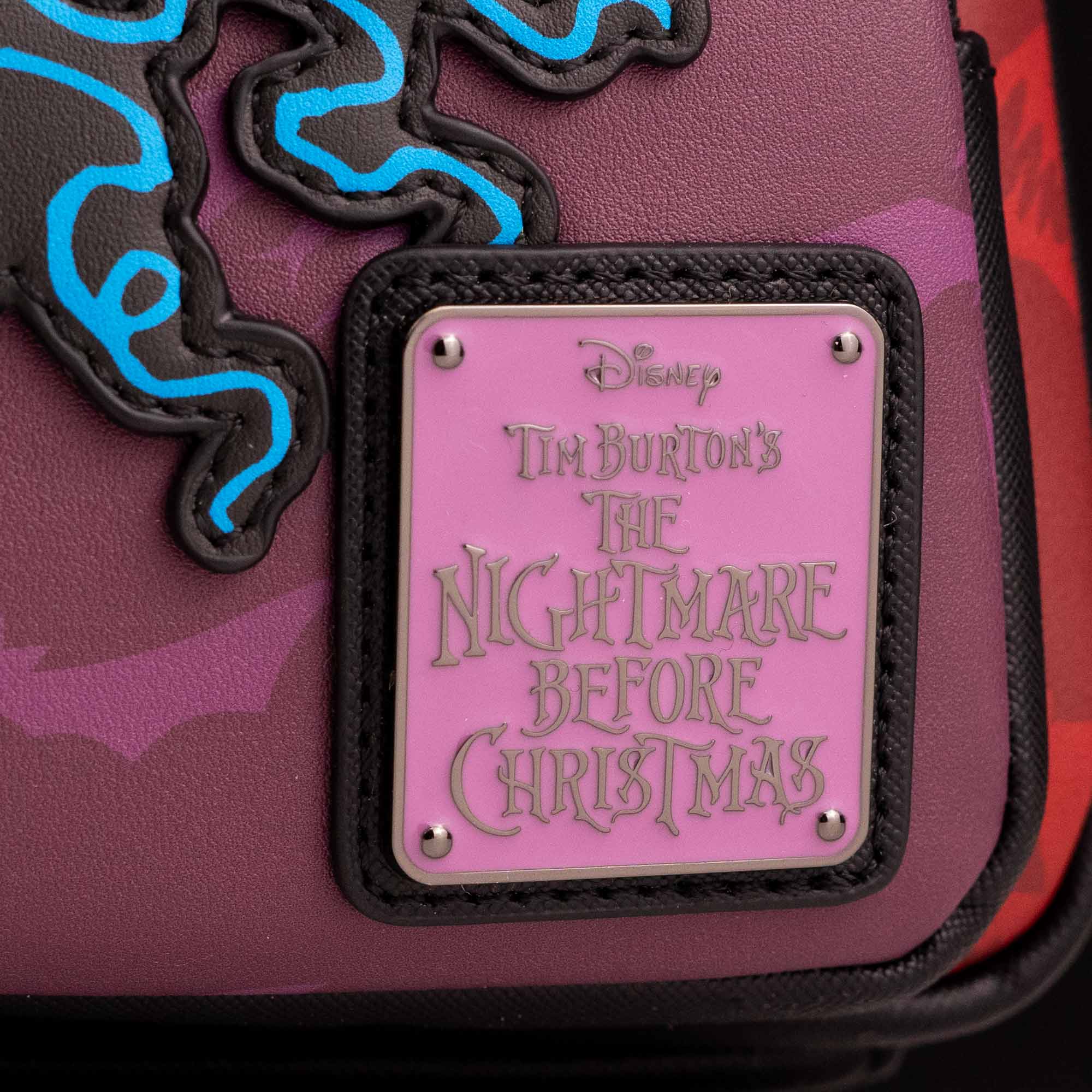Loungefly x Disney The Nightmare Before Christmas Lock Shock Barrel Triple Pocket Mini Backpack