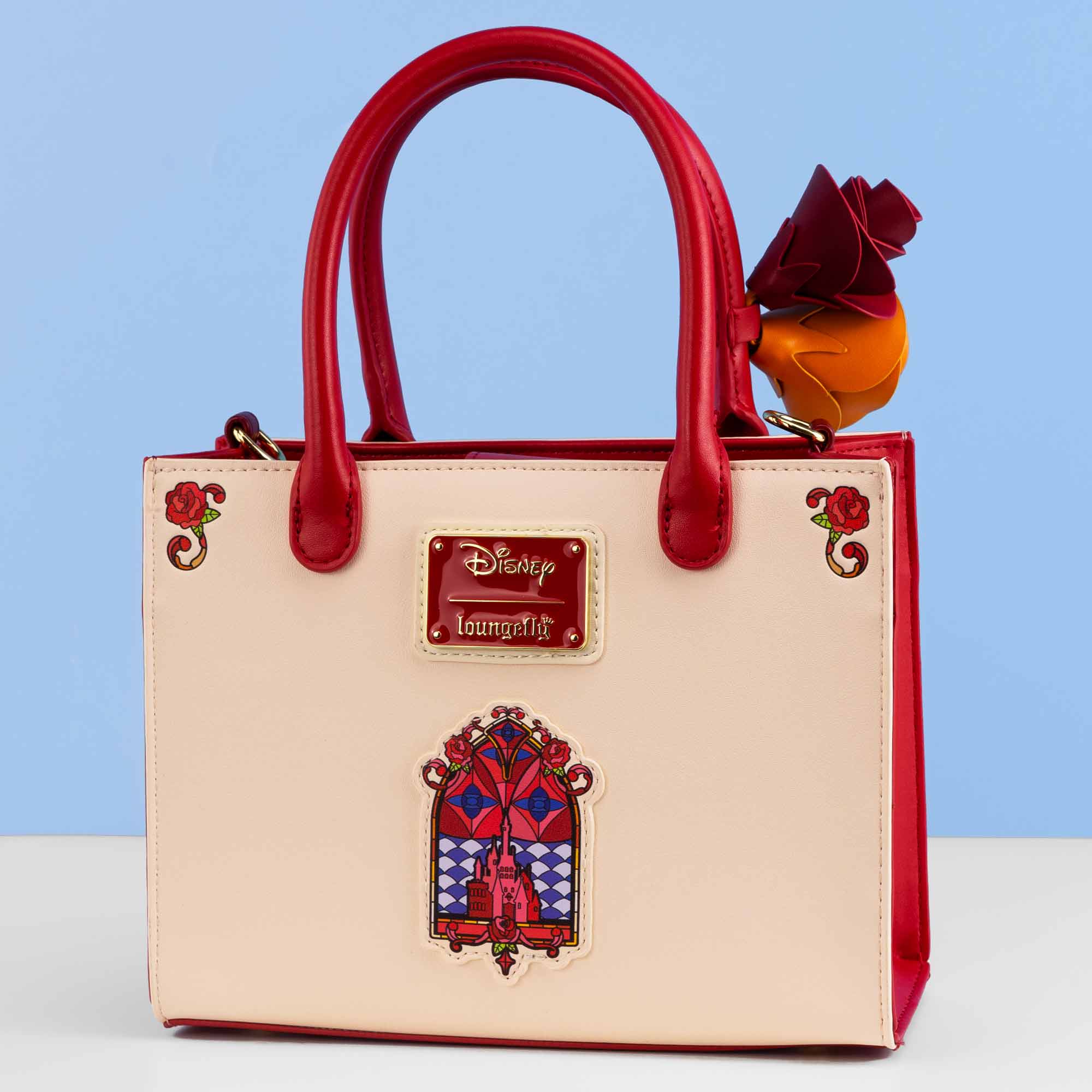 Loungefly x Disney Beauty & Beast Belle Red Stained Glass Mini