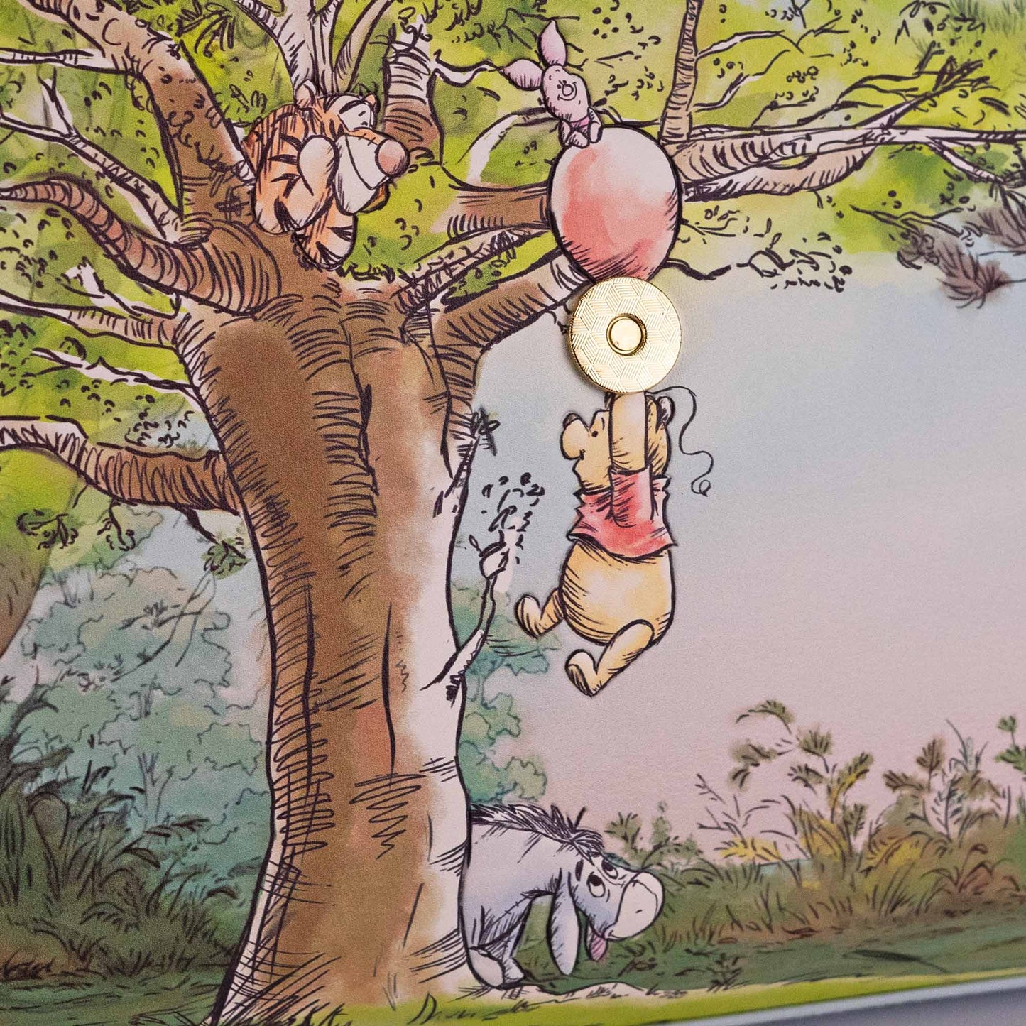 Loungefly x Disney Winnie the Pooh and Friends Treehouse Scene Crossbody Bag