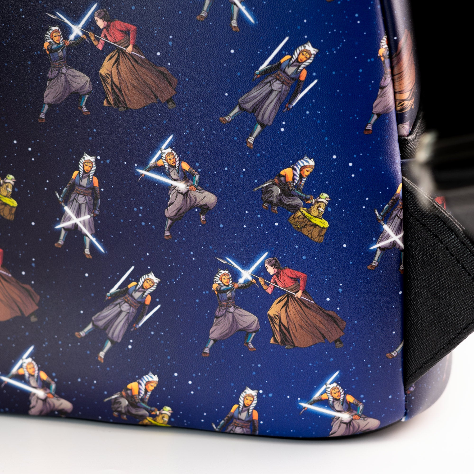 Loungefly x Star Wars Ahsoka Tano Alternating poses AOP Mini Backpack