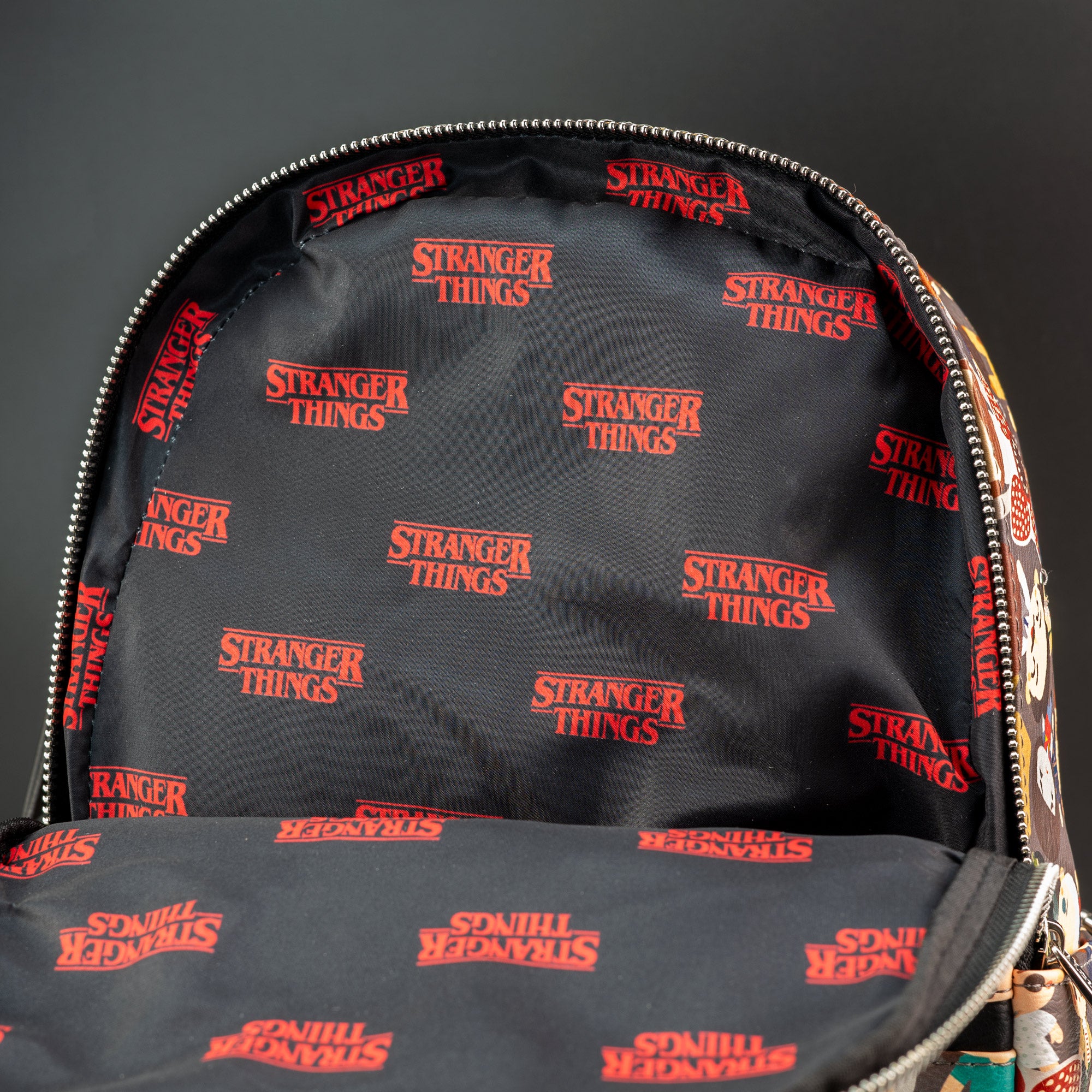 Loungefly x Stranger Things Character Chibi AOP Mini Backpack