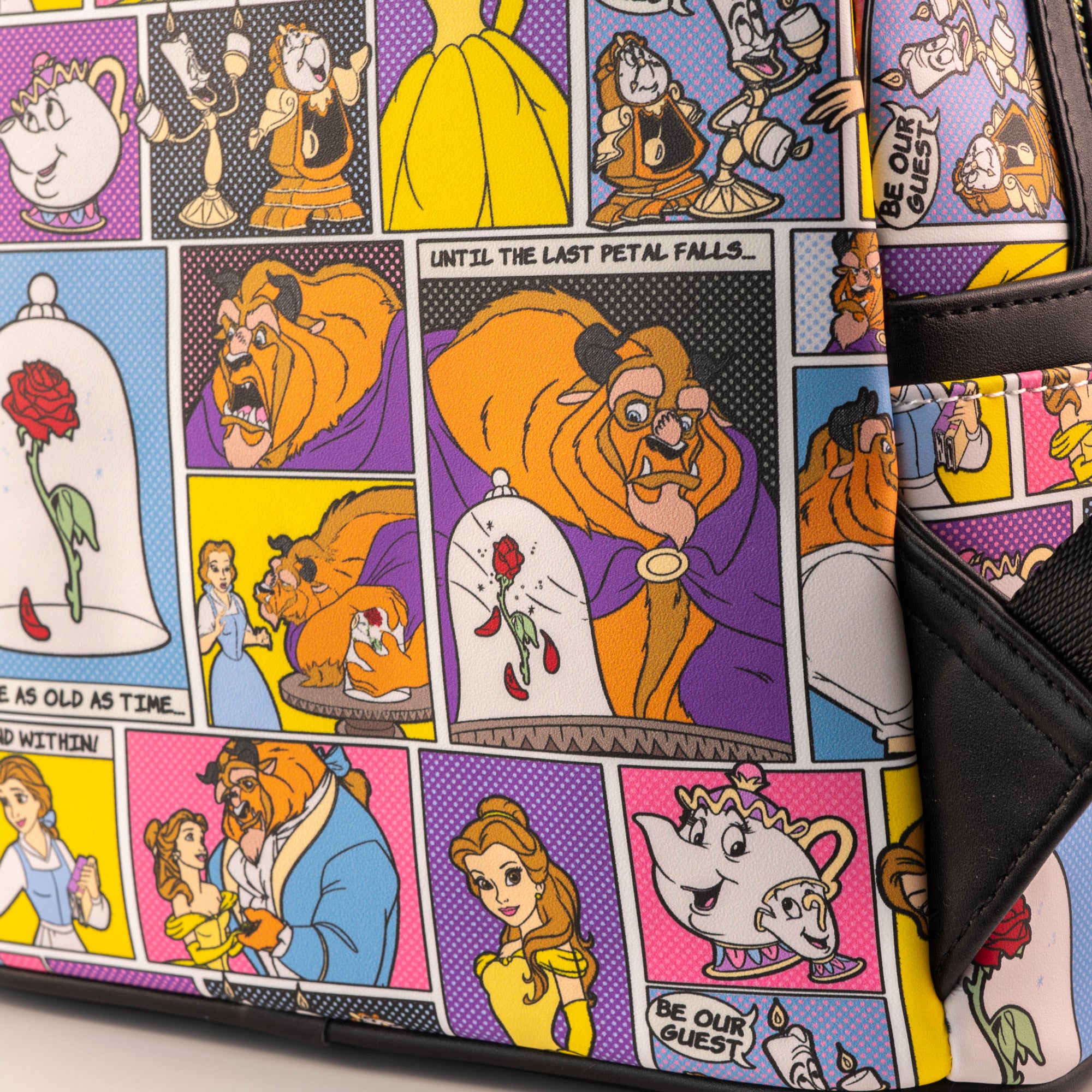 Loungefly x Disney Beauty and the Beast Comic Strip Mini Backpack