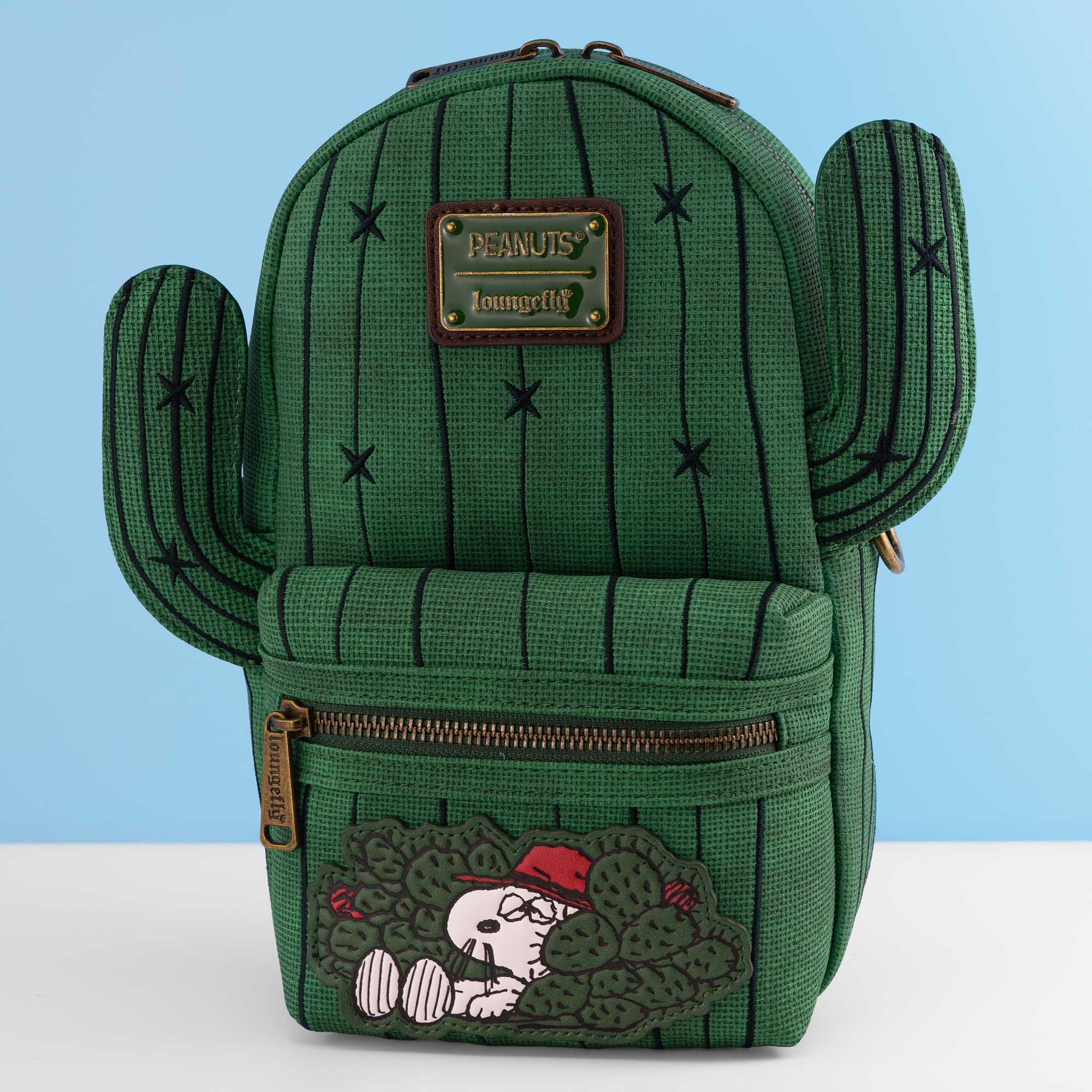 Loungefly x Peanuts Spike Desert Cactus Sling Crossbody Bag