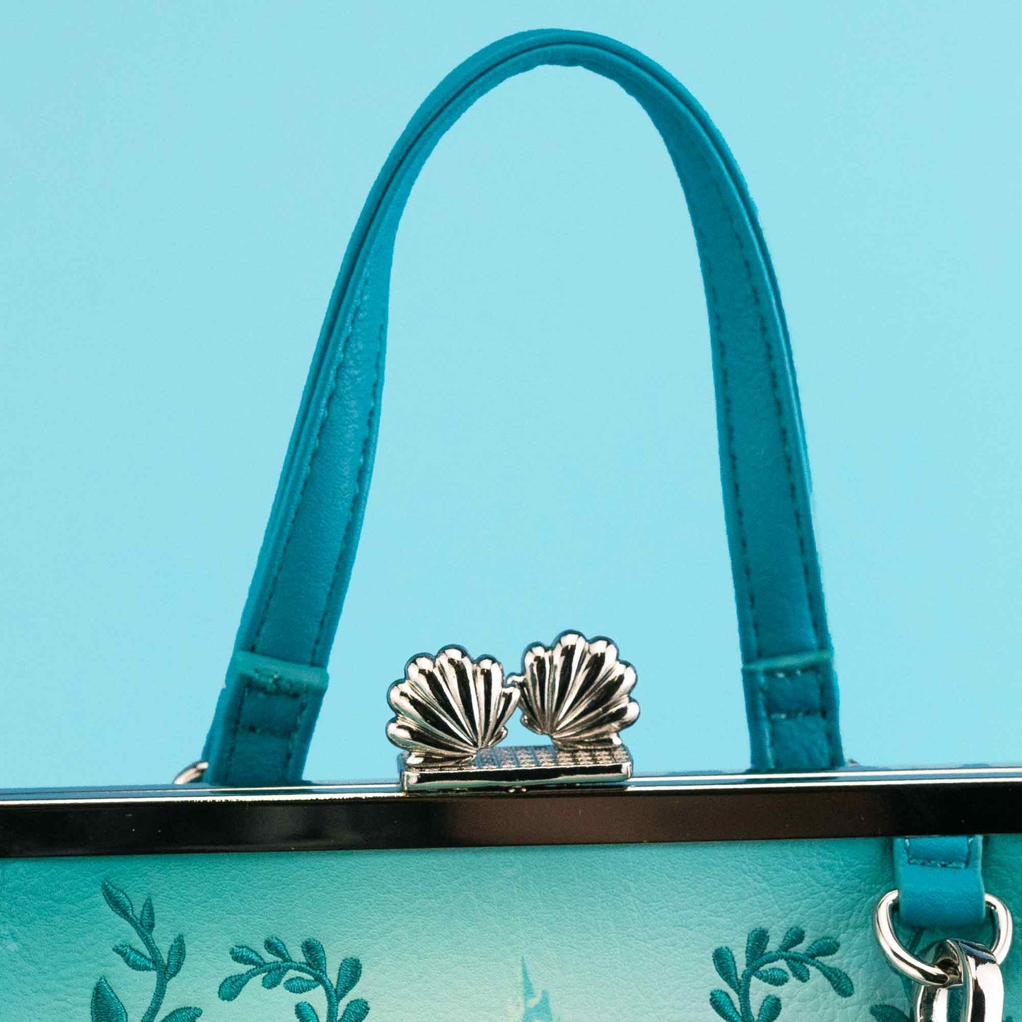 Loungefly x Disney Ariel Floral Kisslock Mini Backpack