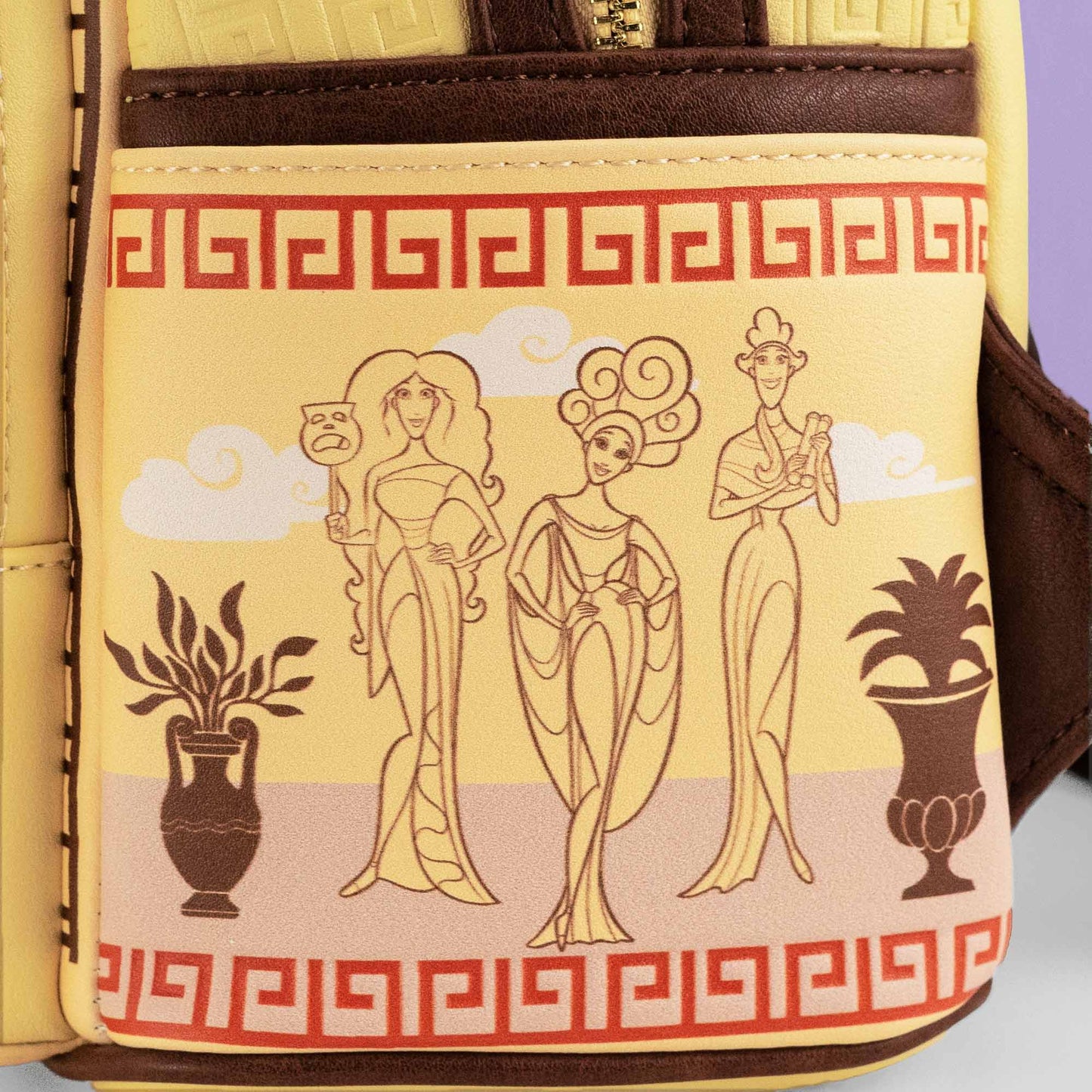 Loungefly x Disney Hercules Muses Embossed Mini Backpack