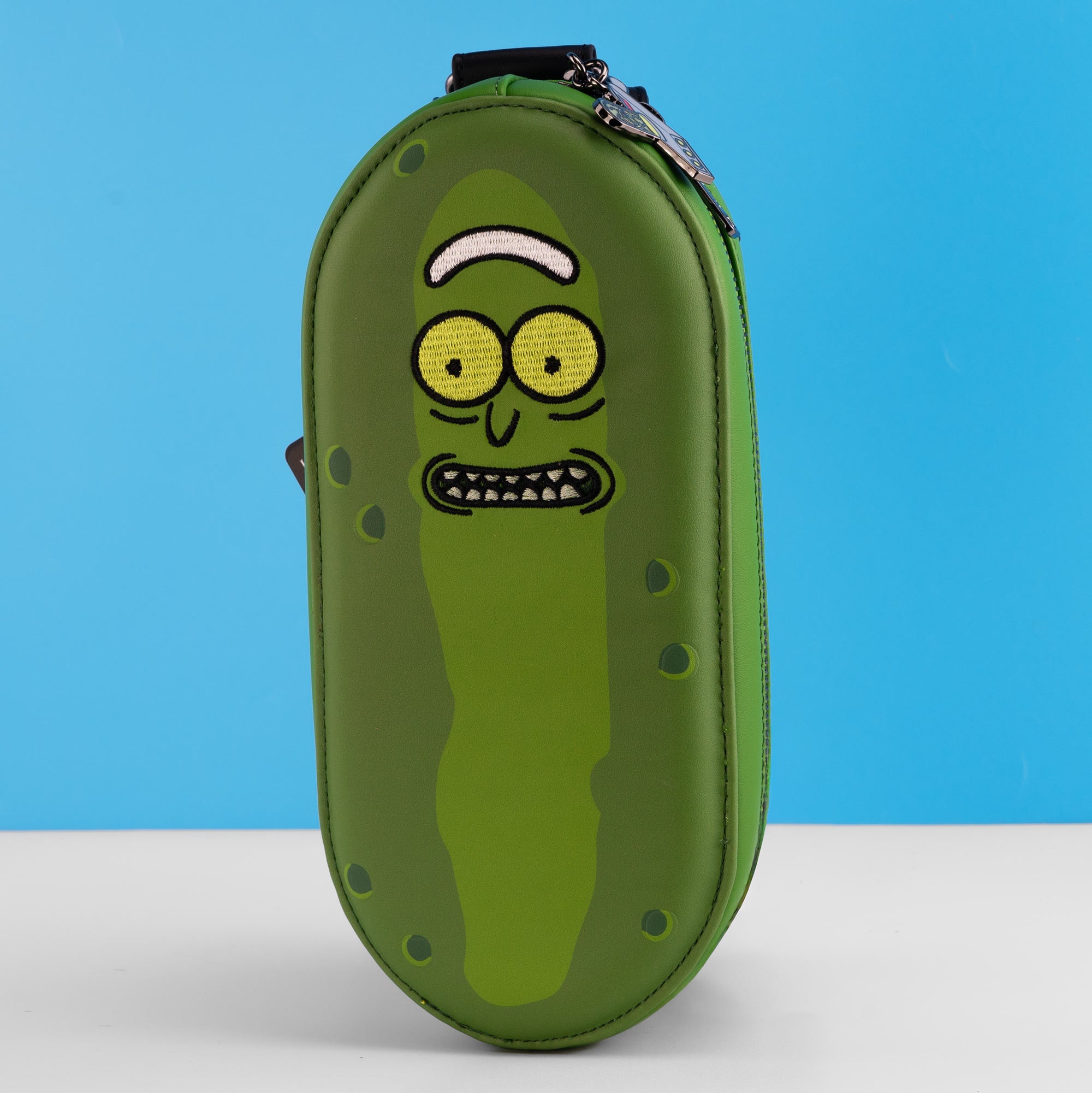 Loungefly x Cartoon Network Rick and Morty Pickle Rick Sling Crossbody Bag