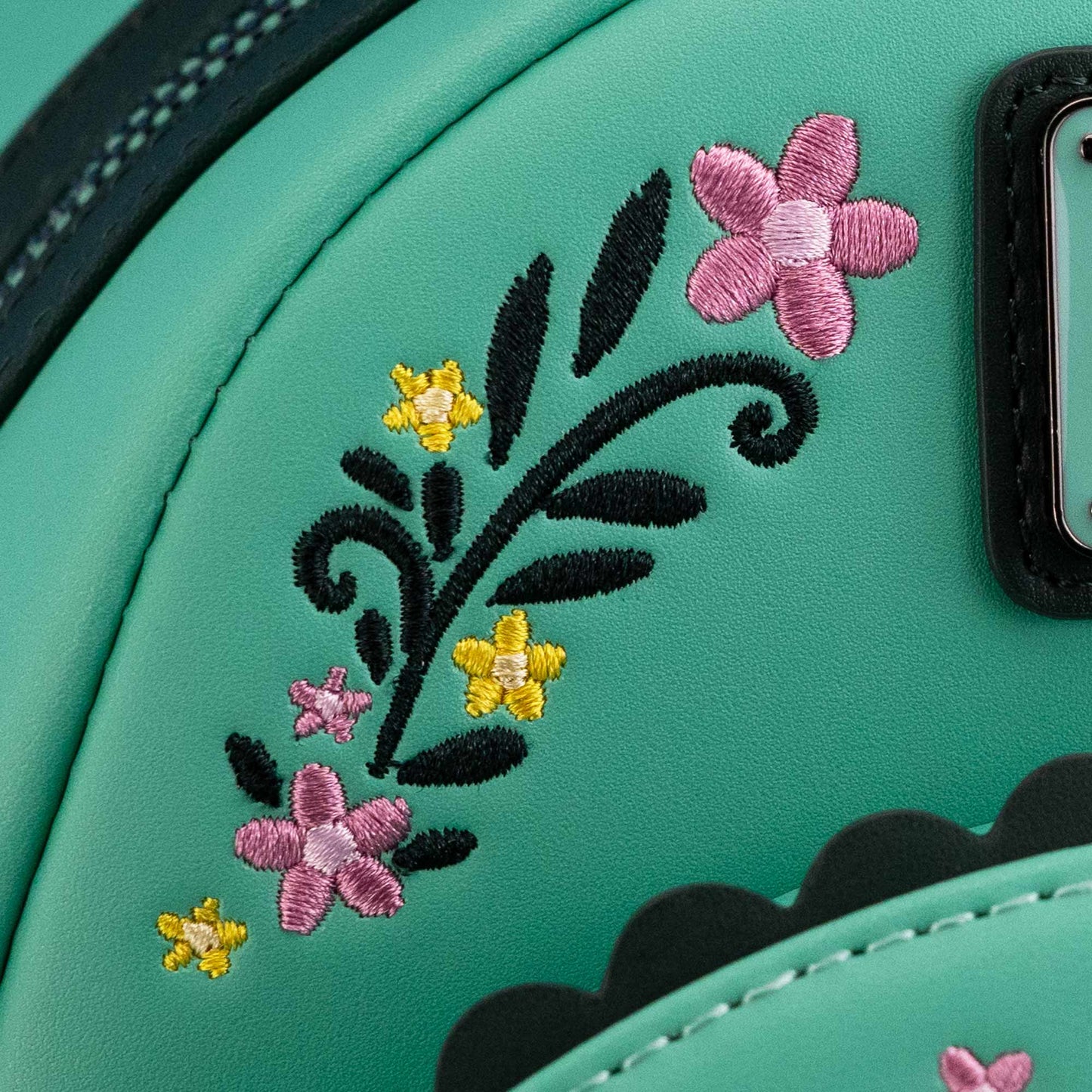 Loungefly x Disney Tangled Pascal Floral Mini Backpack