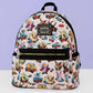 Loungefly x Pokemon Eevee Evolutions Tattoo AOP Mini Backpack