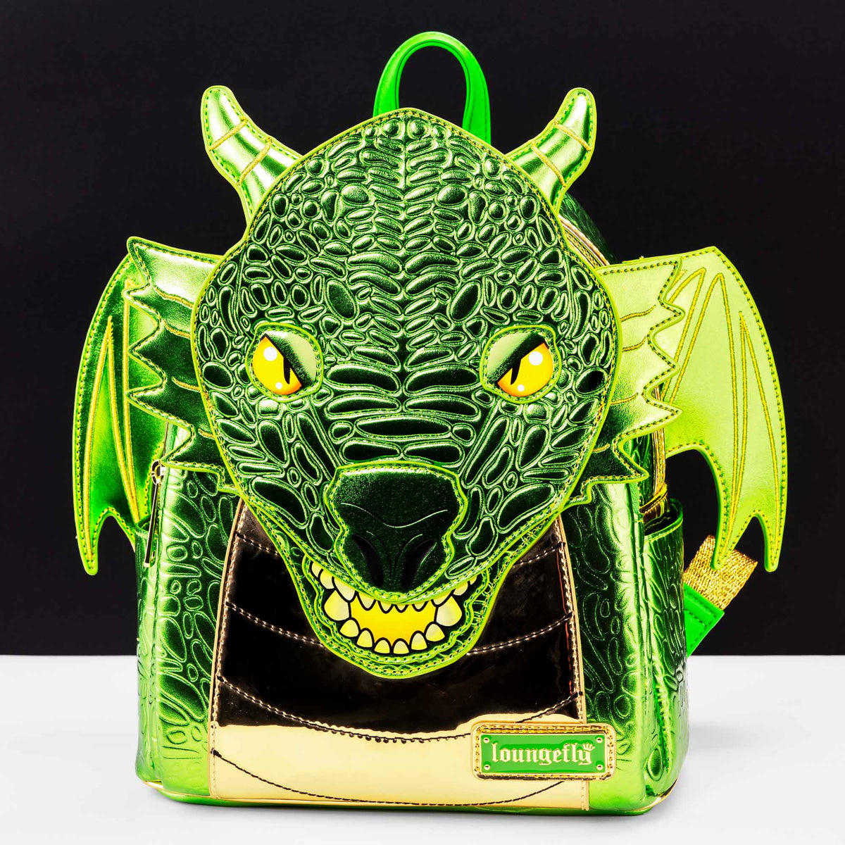 Loungefly Originals Green Dragon Mini Backpack