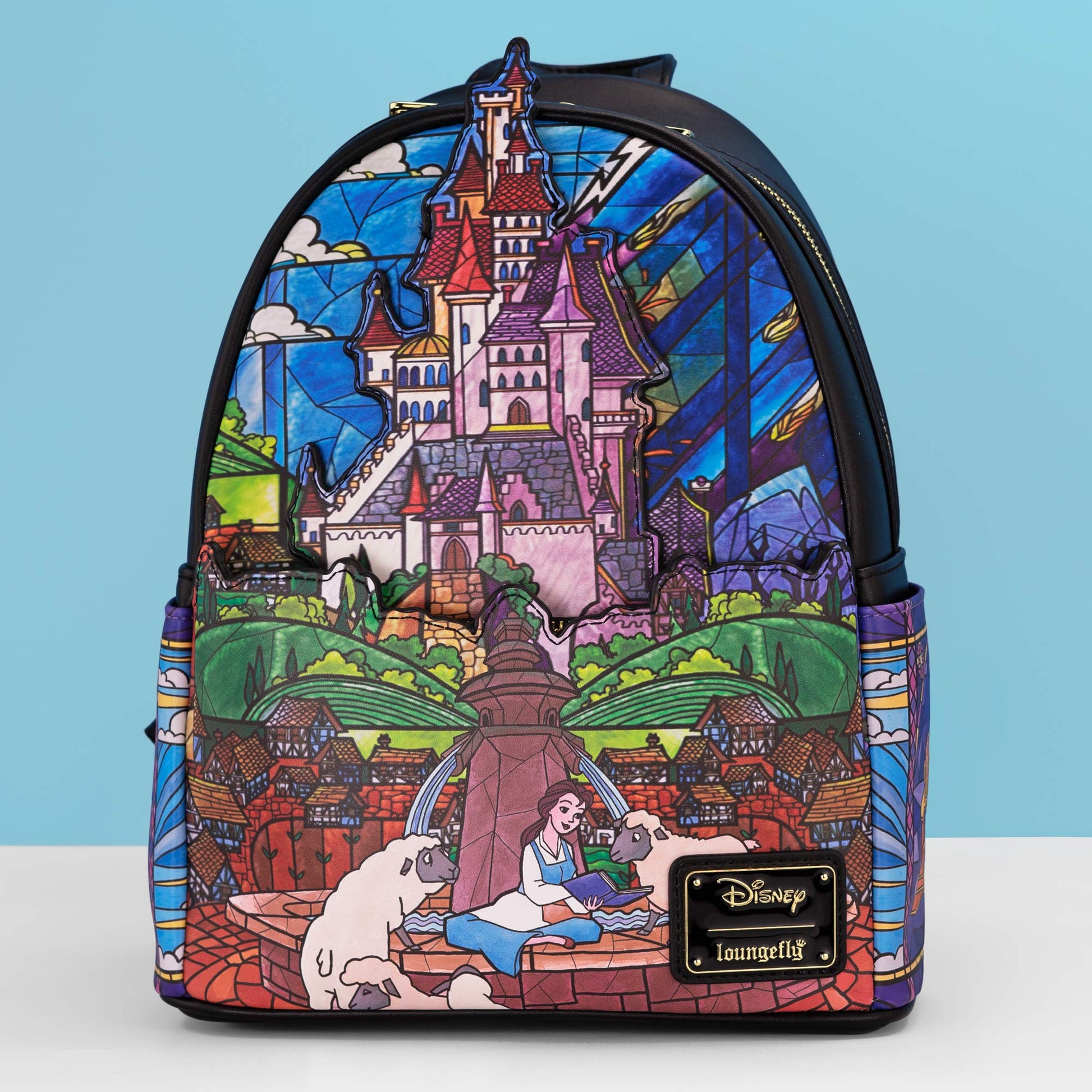 Loungefly x Disney Beauty and the Beast Belle Castle Mini Backpack – GeekCore