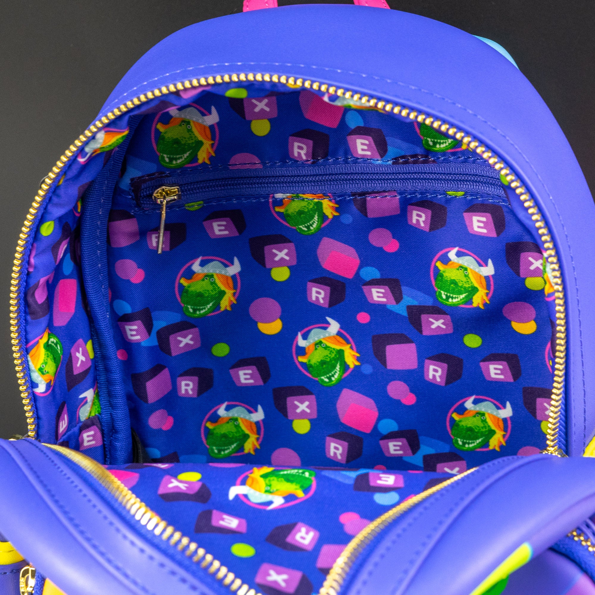 Loungefly x Disney Pixar Toy Story Partysaurus Rex Mini Backpack