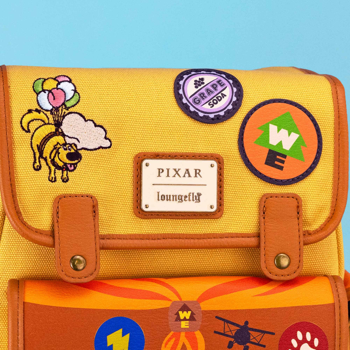 Loungefly x Pixar Up Russell Wilderness Explorer Patches Mini Backpack