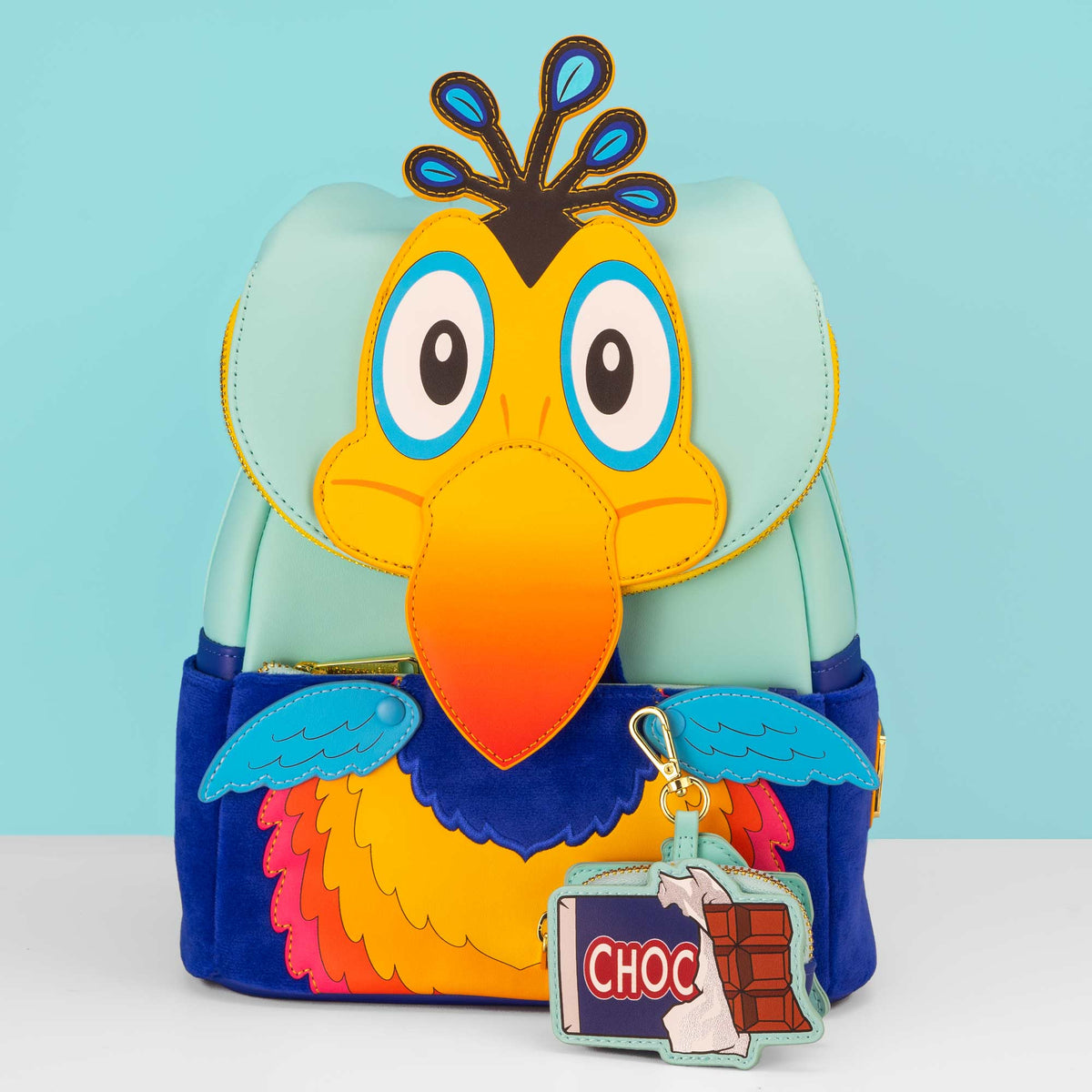 Loungefly x Disney Pixar Up Kevin Cosplay Mini Backpack with Coin Purse