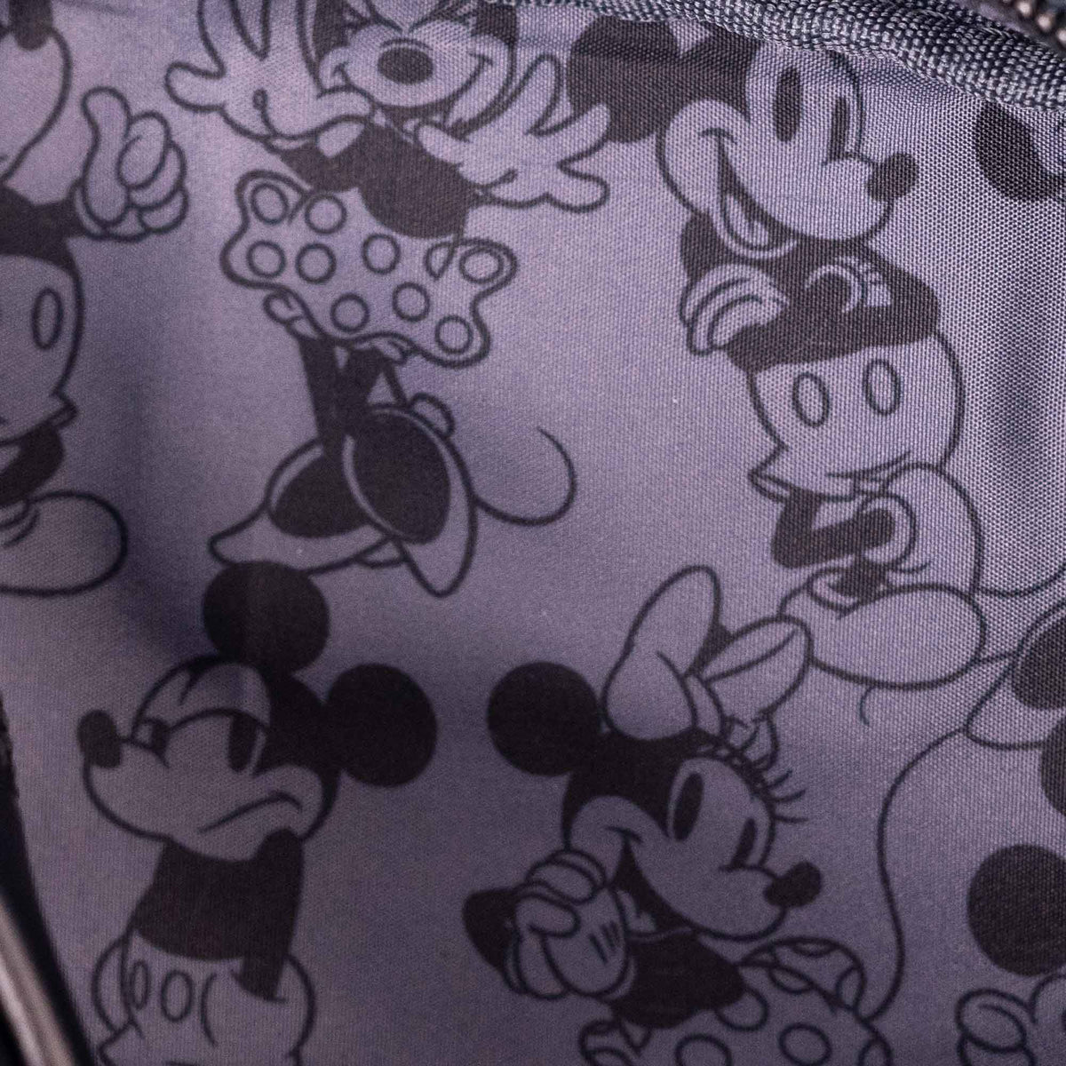 Loungefly x Disney Mickey & Minnie Debossed AOP Cosmetic Bag