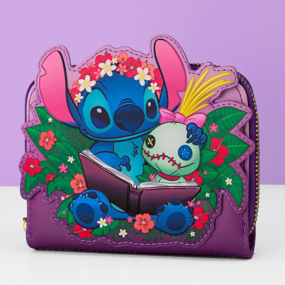 Loungefly x Disney Lilo & Stitch Stitch & Scrump Reading Book Wallet