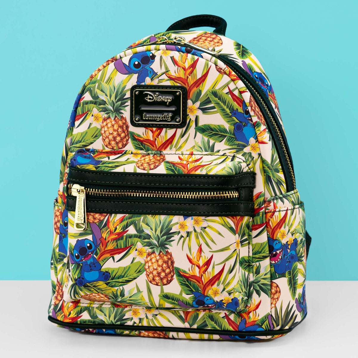 Loungefly x Disney Lilo & Stitch Stitch AOP Mini Backpack