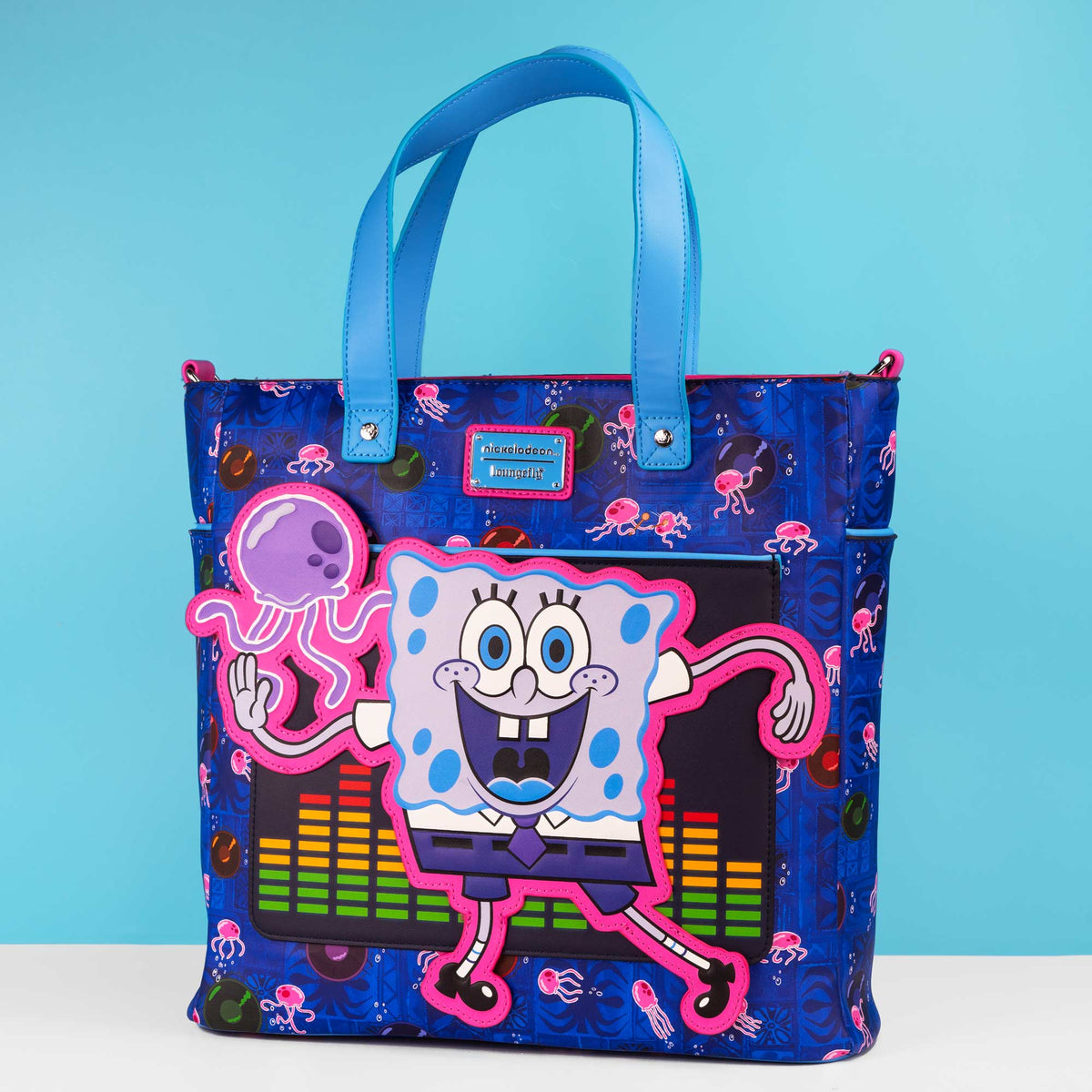 Loungefly x Nickelodeon SpongeBob SquarePants Jelly Dance Convertible Tote Bag