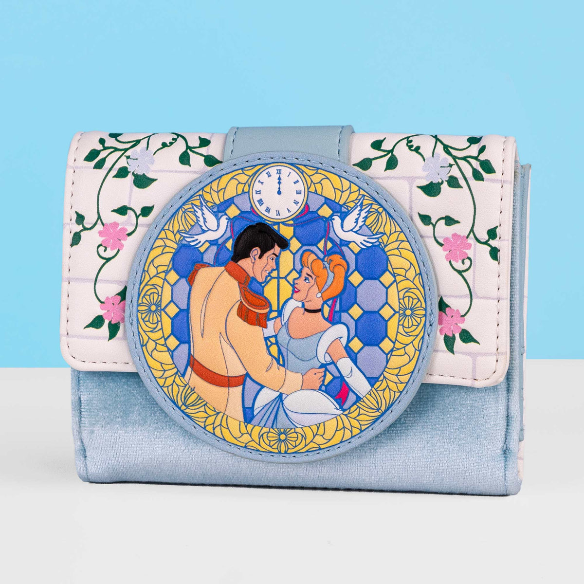 Loungefly x Disney Cinderella Blue Velvet Wallet
