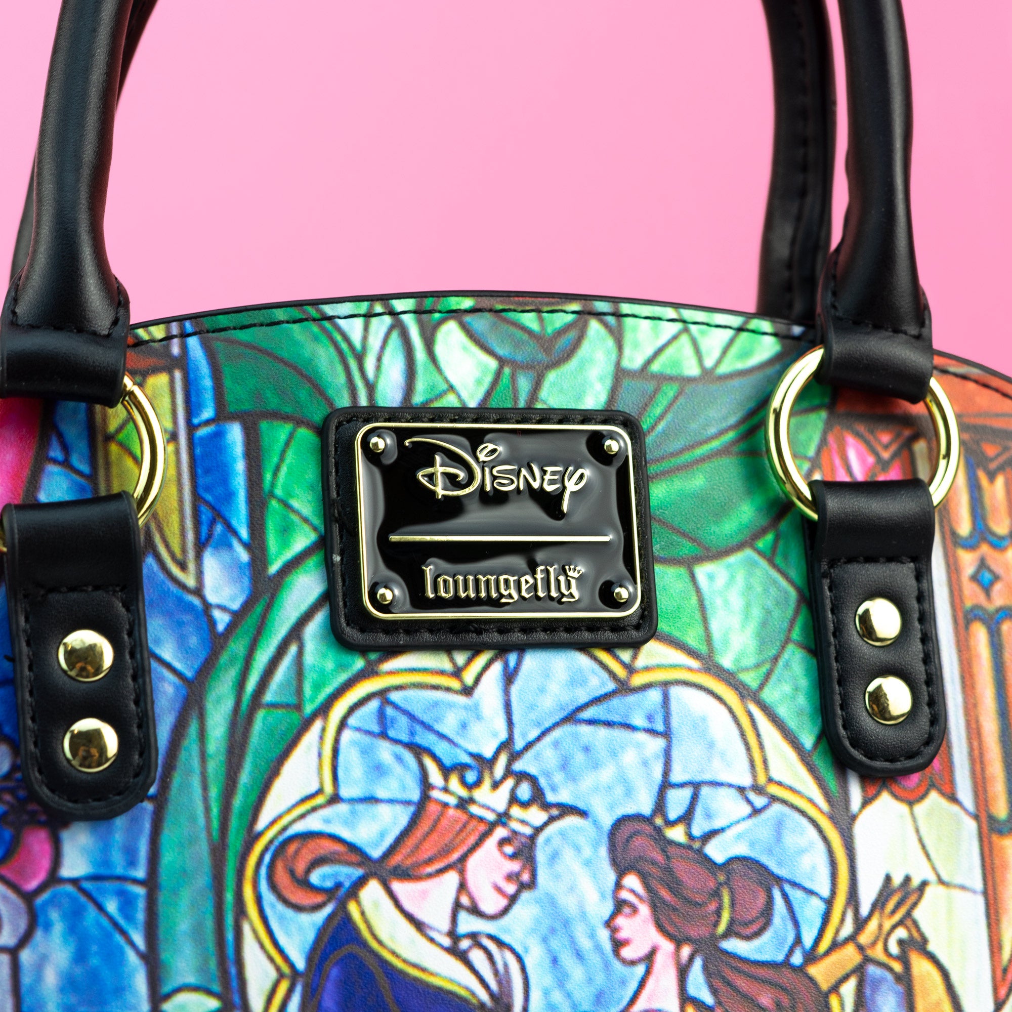 Loungefly x Disney Beauty and the Beast Belle Castle Crossbody Bag