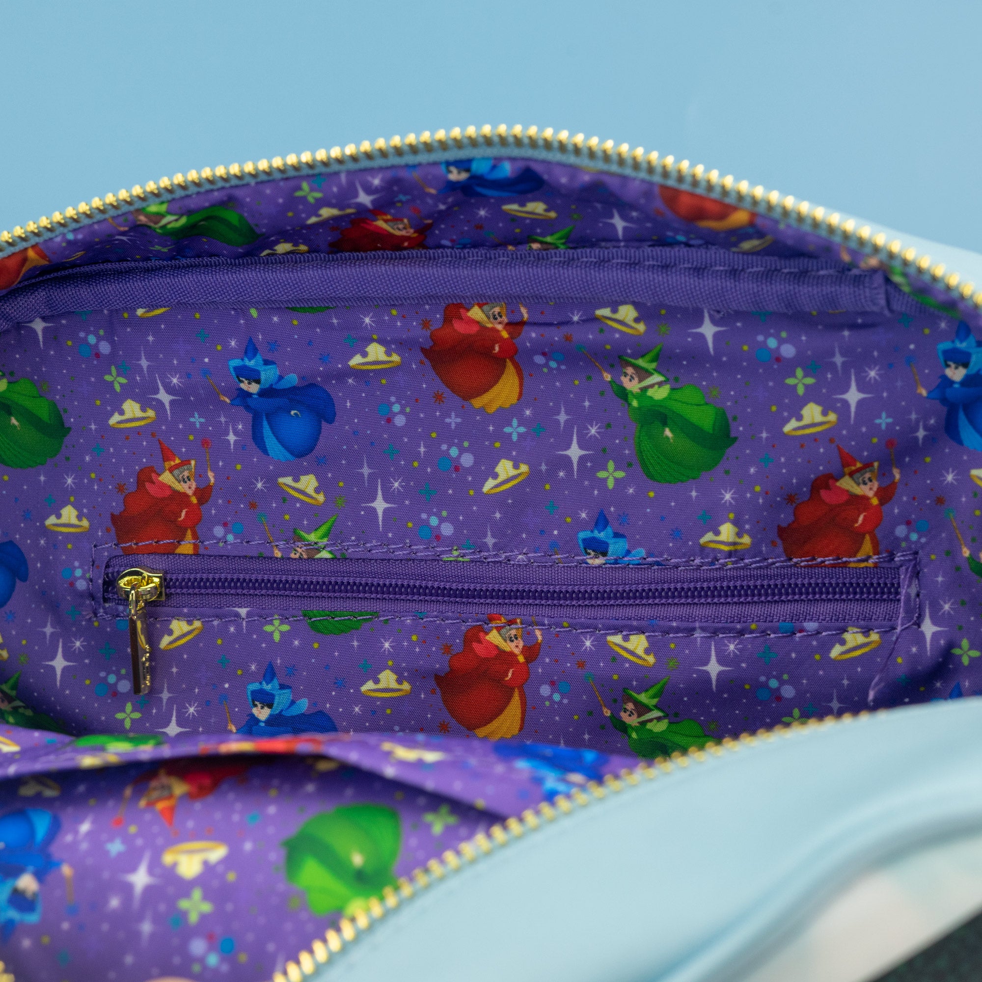 Loungefly x Disney Sleeping Beauty Aurora's Castle Crossbody Bag