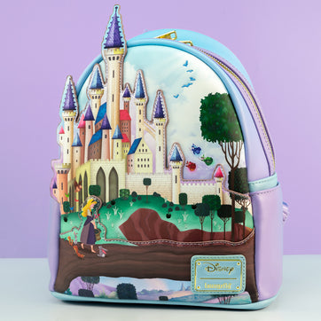 Loungefly x Disney Sleeping Beauty Aurora's Castle Mini Backpack
