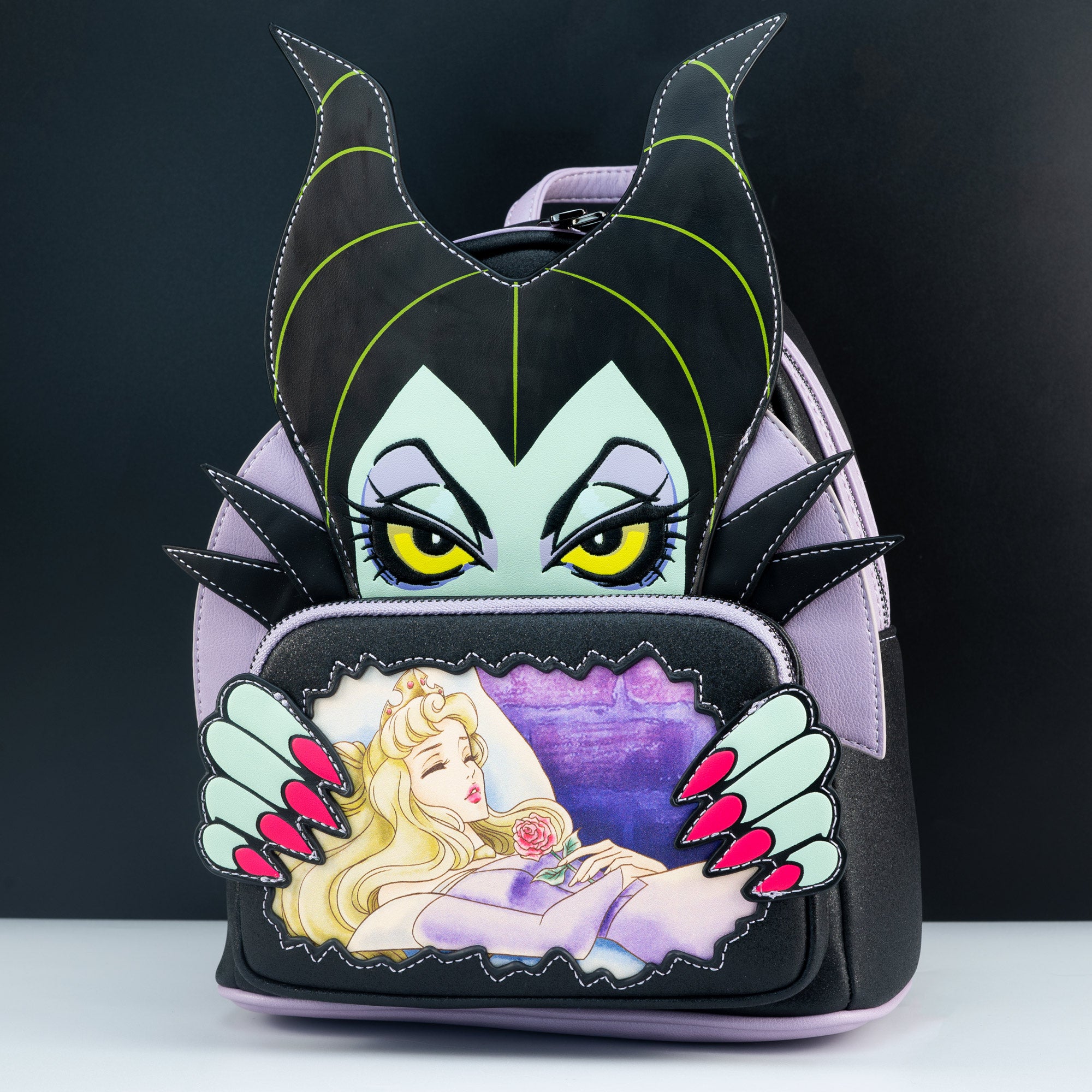Loungefly x Disney Villains Maleficent Scene Mini Backpack