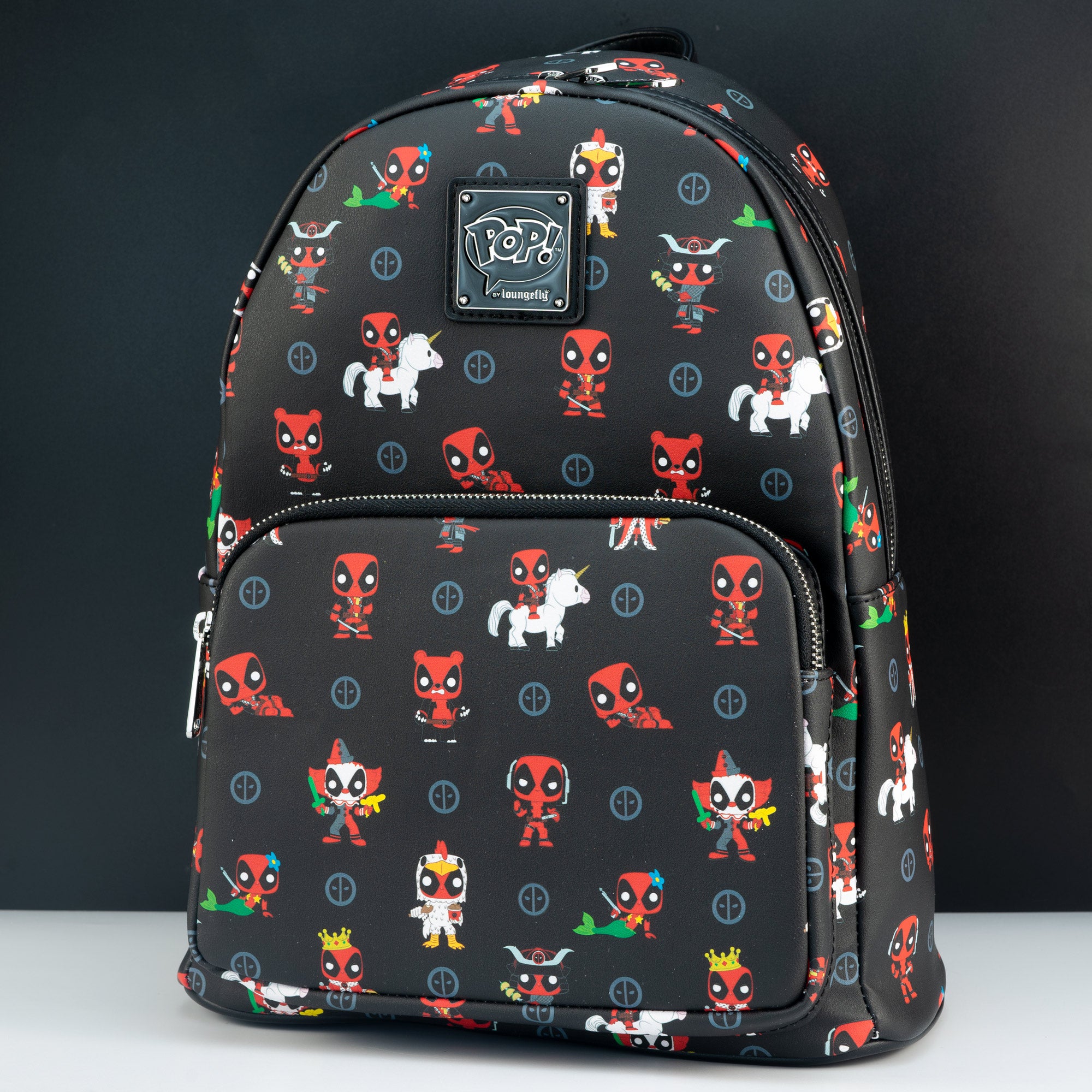 Loungefly x Marvel Deadpool 30th Anniversary All Over Print Mini Backpack