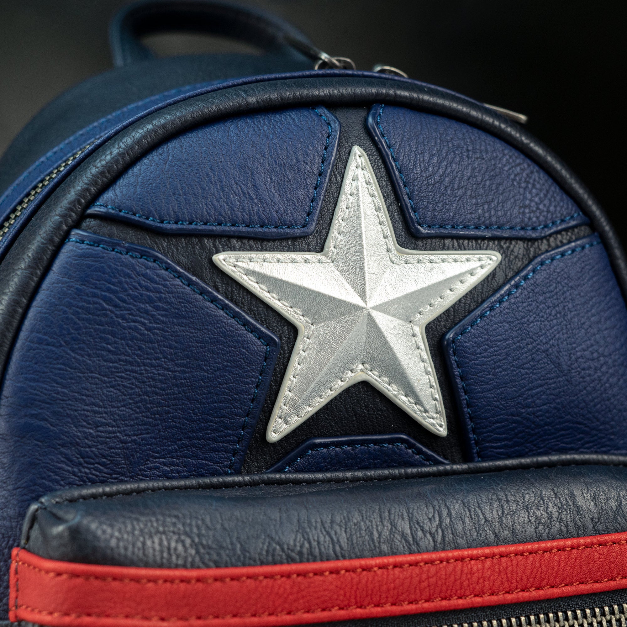 Loungefly x Marvel Captain America Cosplay Mini Backpack
