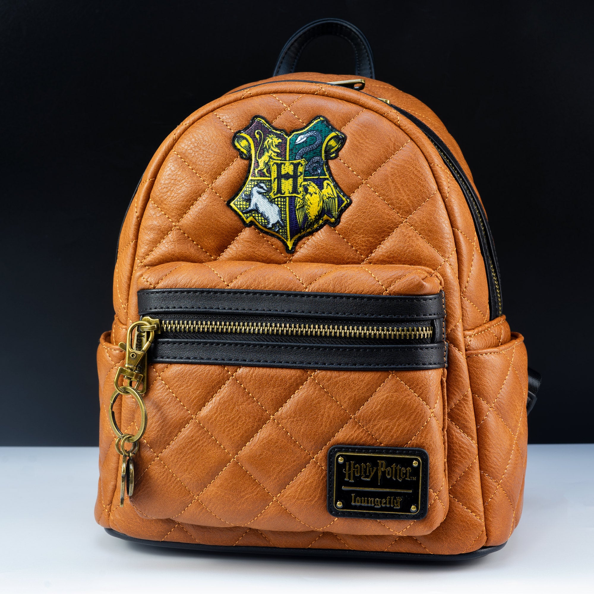 Loungefly x Harry Potter Hogwarts Crest Quilted Mini Backpack